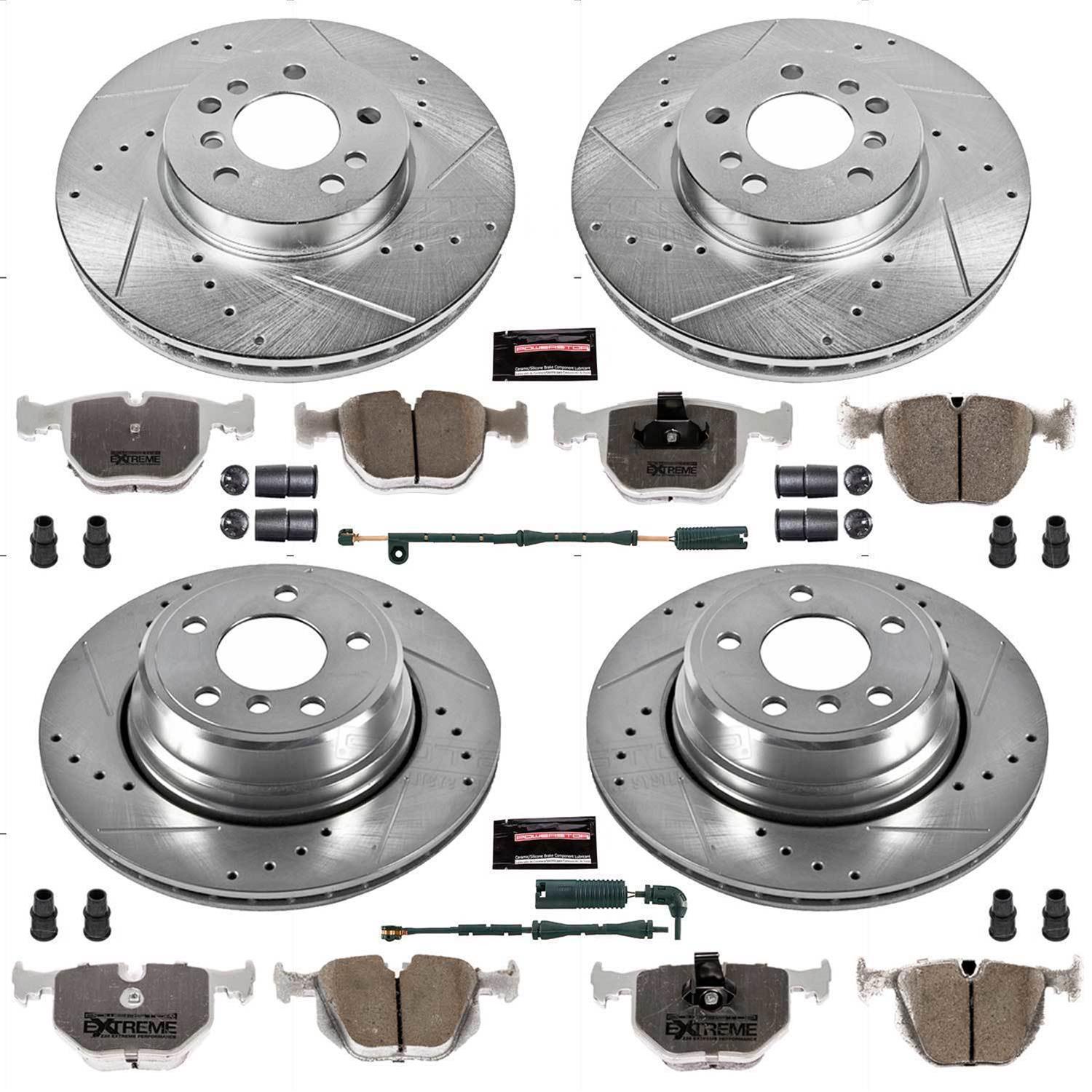 Power Stop 04-06 BMW X5 Front & Rear Z26 Street Warrior Brake Kit (1x psbK879-26, 1x psbK5734-26) thumbnail 2