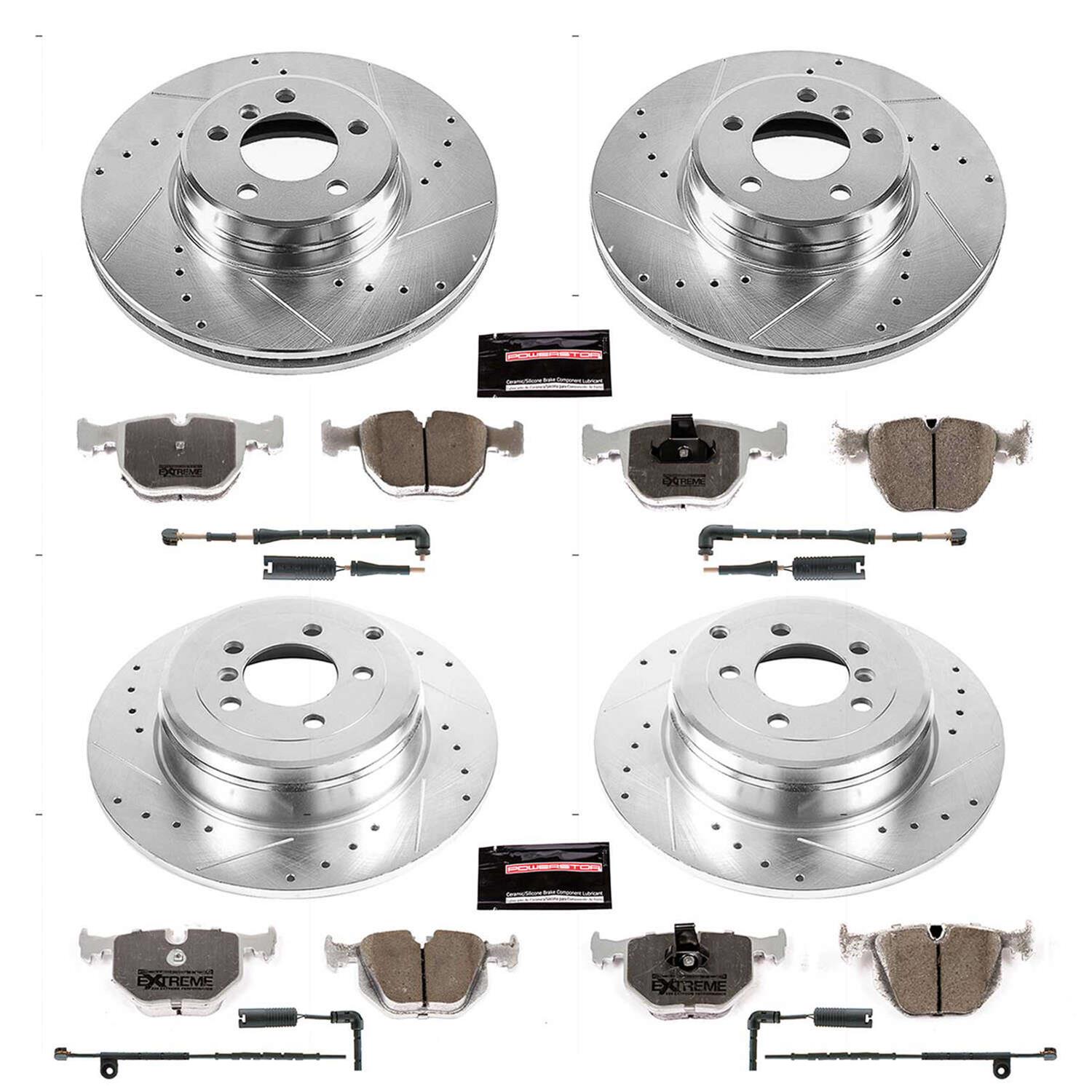 Power Stop 03-05 Land Rover Range Rover Front & Rear Z26 Street Warrior Brake Kit (1x psbK5742-26, 1x psbK5111-26) thumbnail 4