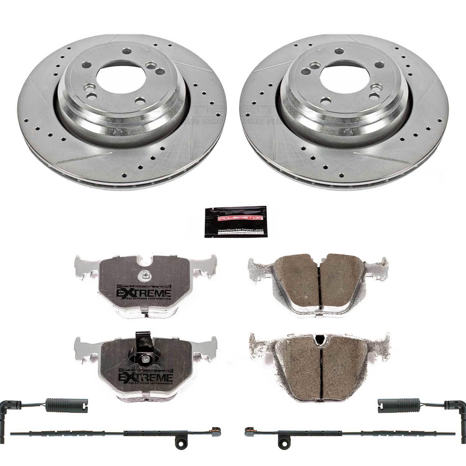 Power Stop 03-05 Land Rover Range Rover Front & Rear Z26 Street Warrior Brake Kit (1x psbK5742-26, 1x psbK5111-26) thumbnail 9