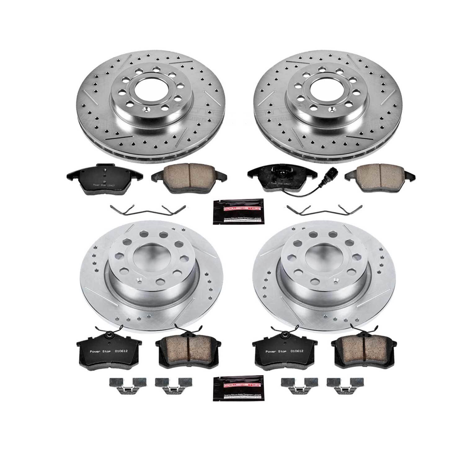 Power Stop K5749 Power Stop Z23 Evolution Sport Brake Upgrade Kits