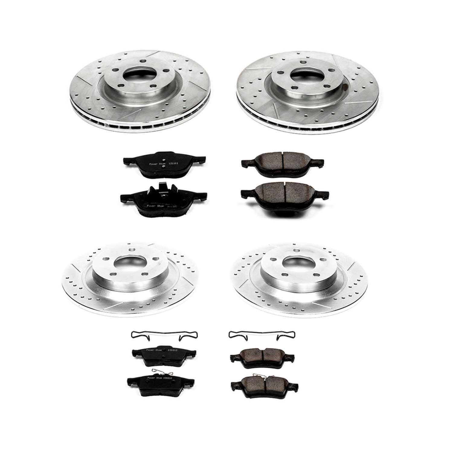Power Stop 08-10 Mazda 5 Front & Rear Z23 Evolution Sport Brake Kit (1x psbK125, 1x psbK5842) thumbnail 2
