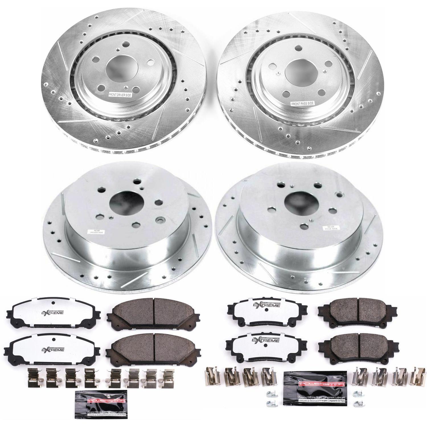 Power Stop 10-15 Lexus RX350 Front & Rear Z36 Truck & Tow Brake Kit (1x psbK5864-36, 1x psbK4713-36) thumbnail 5