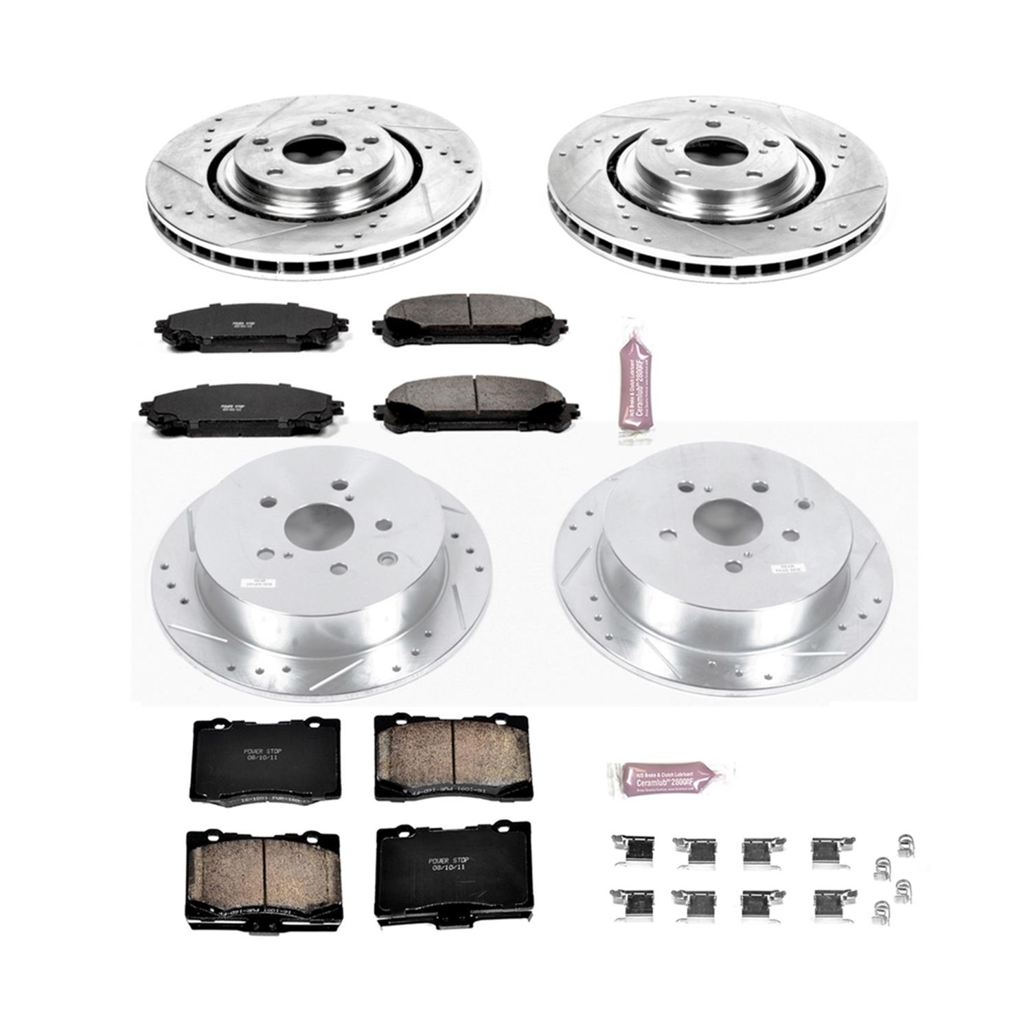 Power Stop K8029 Front Z23 Evolution/ Sport Brake Upgrade Kit /