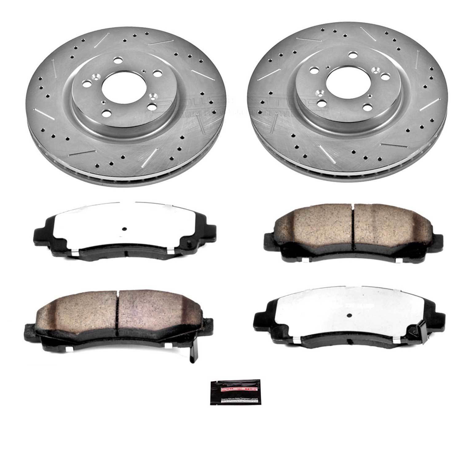 Power Stop 09-14 Acura TL Front and Rear Z36 Truck & Tow Kit w/Cals (1x psbS6026, 1x psbK5855-36, 1x psbK5854-36, 1x psbS3102) thumbnail 6