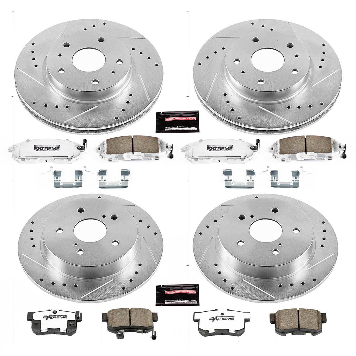 Power Stop 07-13 Suzuki SX4 Front & Rear Z26 Street Warrior Brake Kit (1x psbK5887-26, 1x psbK5889-26) thumbnail 3