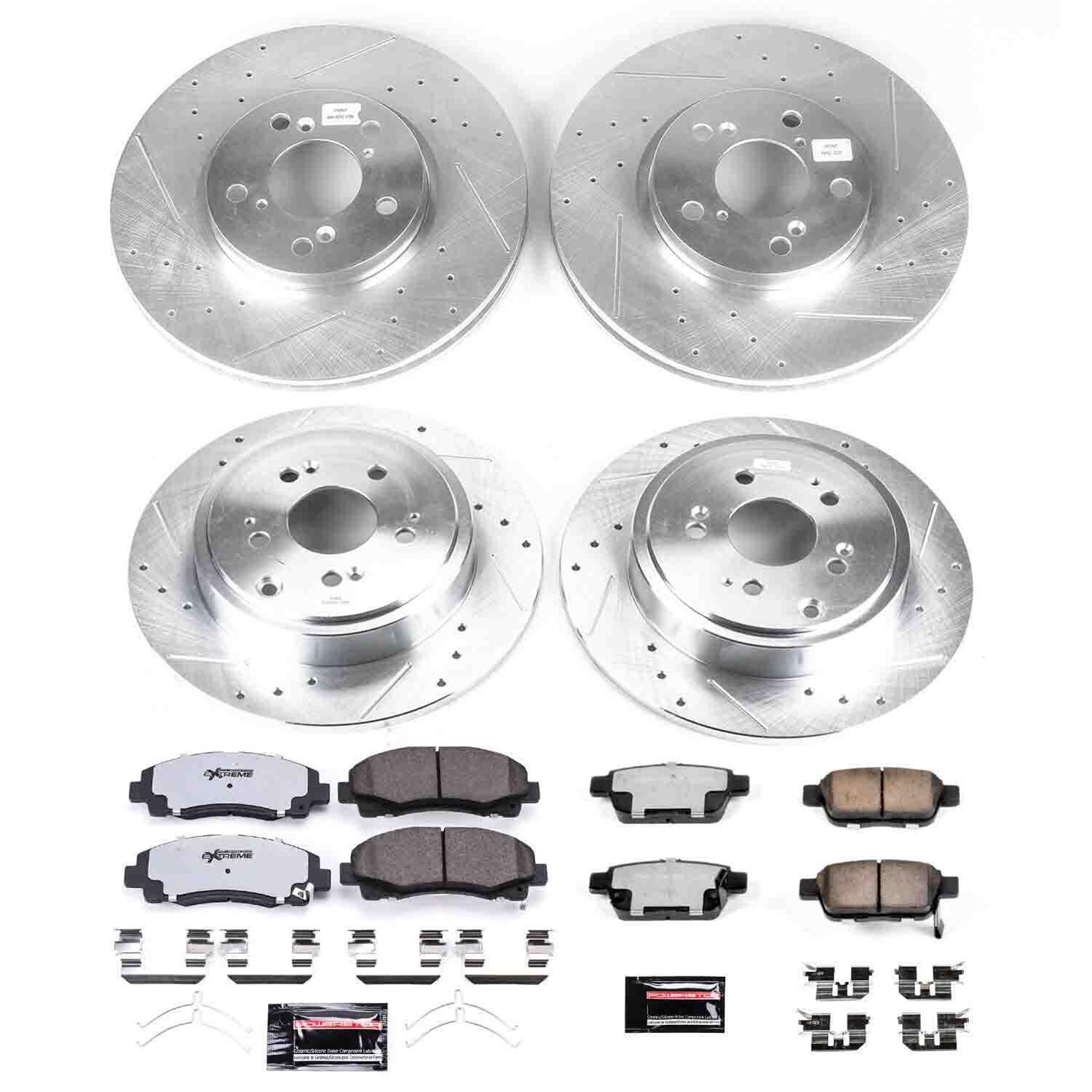 Power Stop 12-14 Honda Ridgeline Front & Rear Z36 Truck & Tow Brake Kit (1x psbK5939-36, 1x psbK2431-36) thumbnail 4
