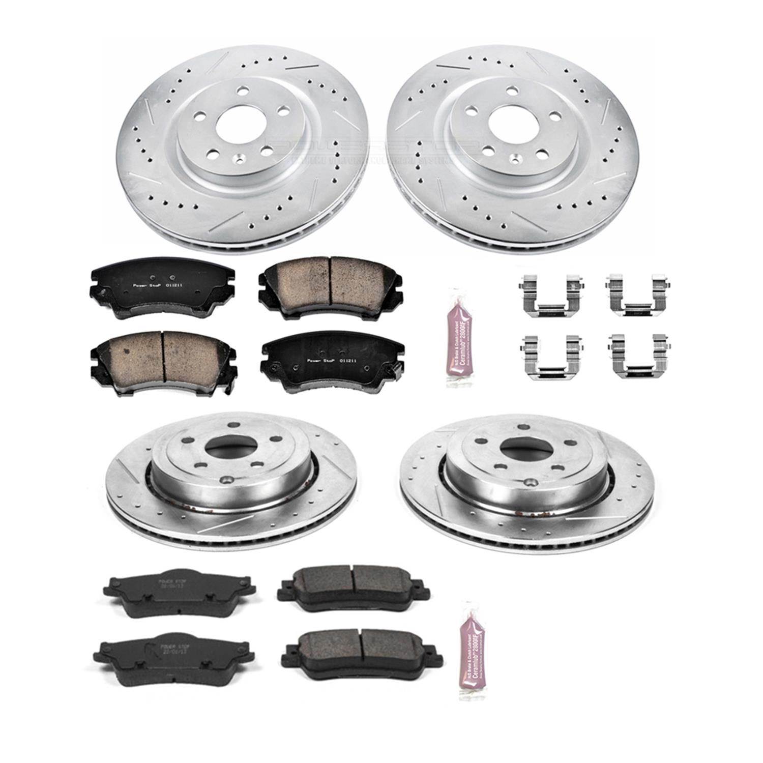 PowerStop Front & Rear Z23 Evolution Sport Brake Kit | BMW X5 (16-18) (K7996) main image 1