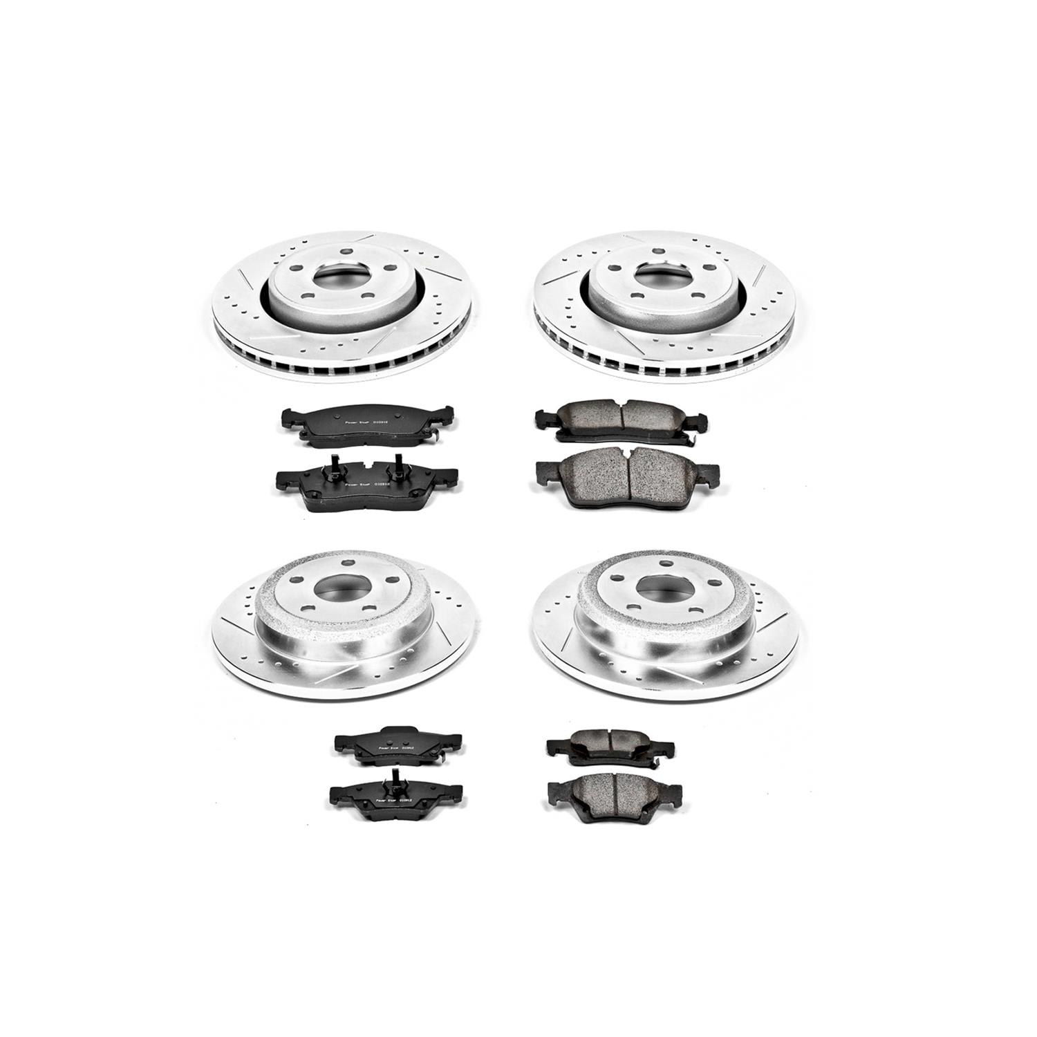 Power Stop K5952 Power Stop Z23 Evolution Sport Brake Upgrade Kits