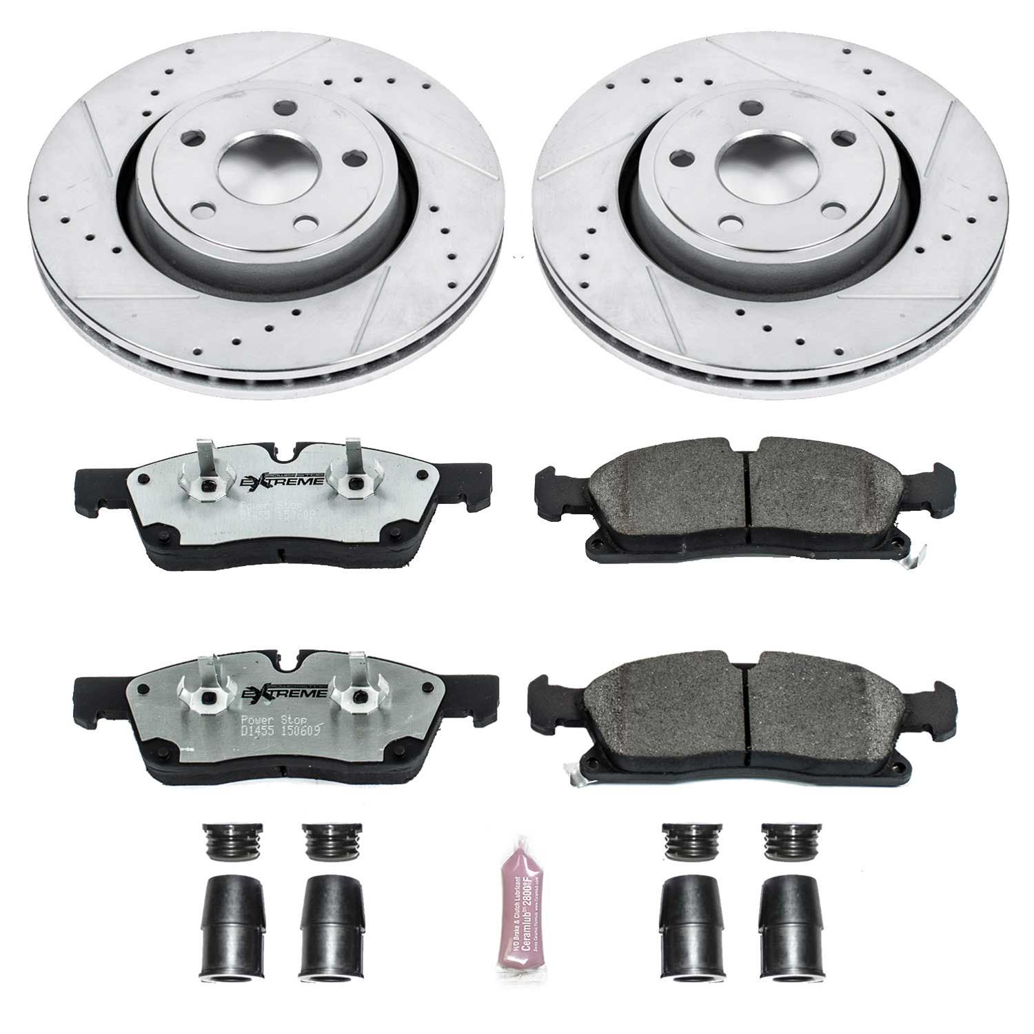 Power Stop K595426 Power Stop Z26 Street Warrior Brake Upgrade Kits