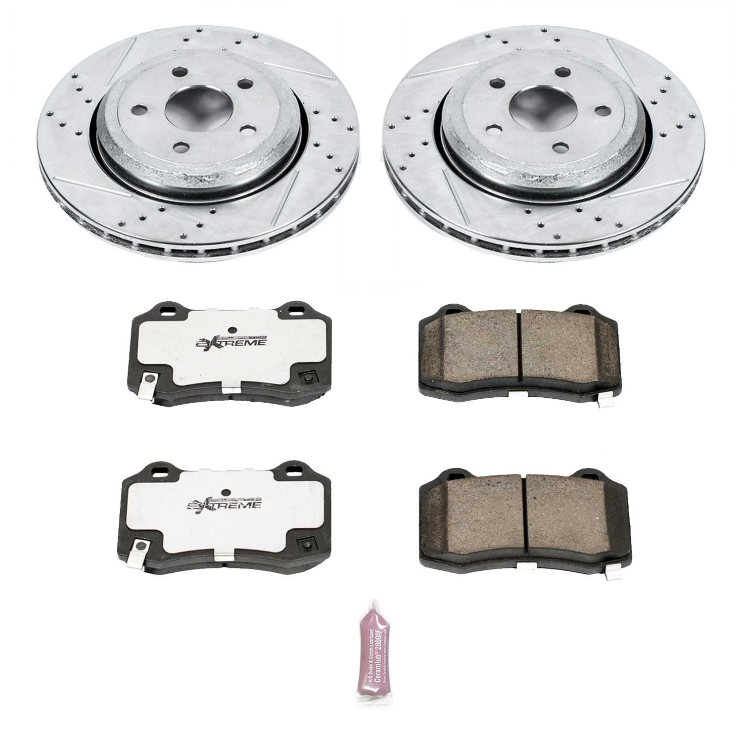 Power Stop K595626 Power Stop Z26 Street Warrior Brake Upgrade Kits