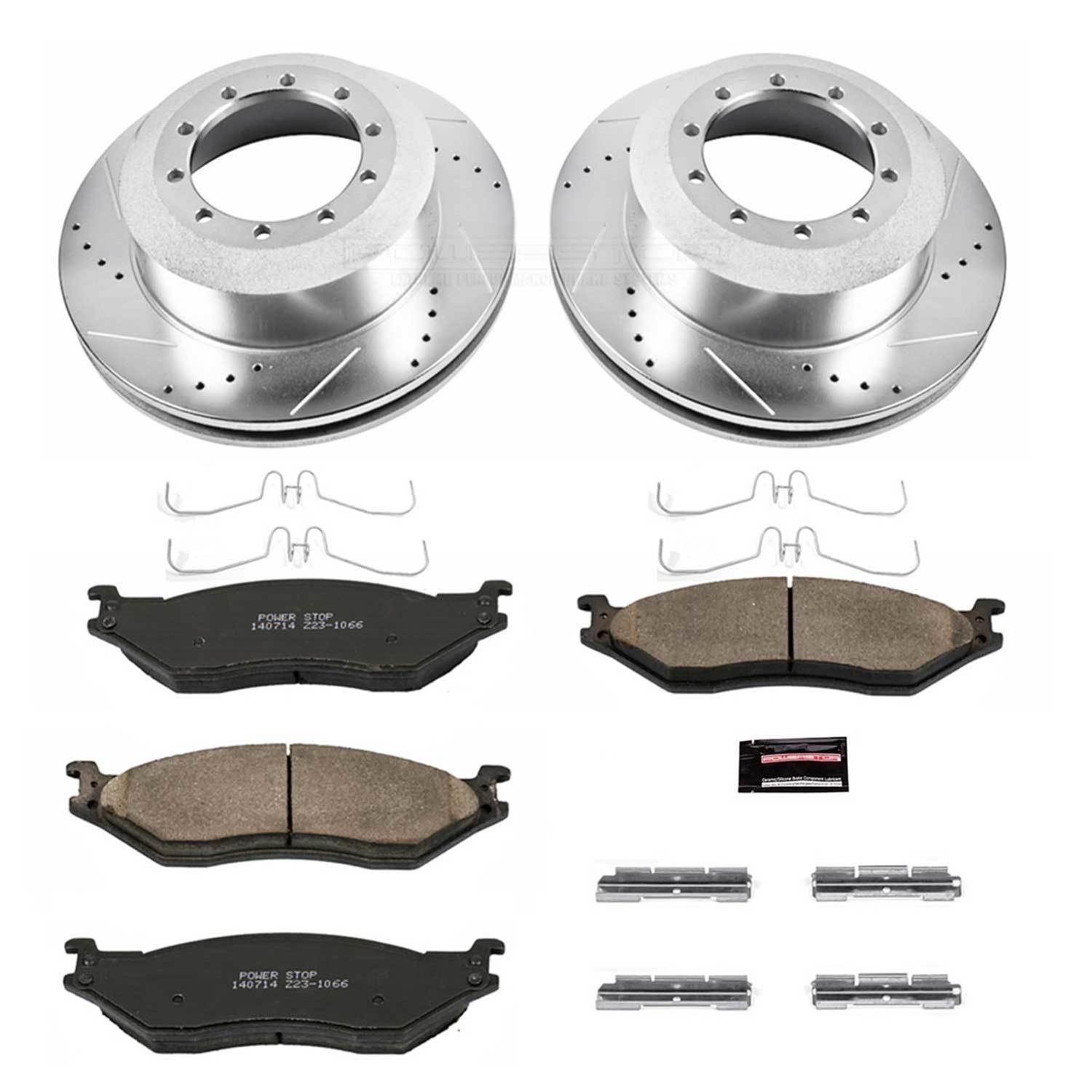 Power Stop 06-09 Ford LCF Rear Z23 Evolution Brake Kit (1x psbZ23-1066, 1x psbAR85114XL, 1x psbAR85114XR) thumbnail 9