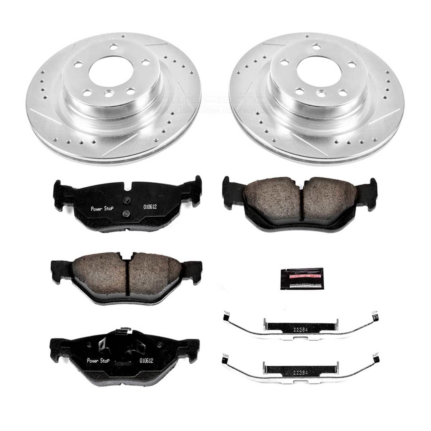 Power Stop 11-13 BMW 328i Rear Z23 Evolution Sport Brake Kit w/Calipers (1x psbS3226, 1x psbK5981) thumbnail 5