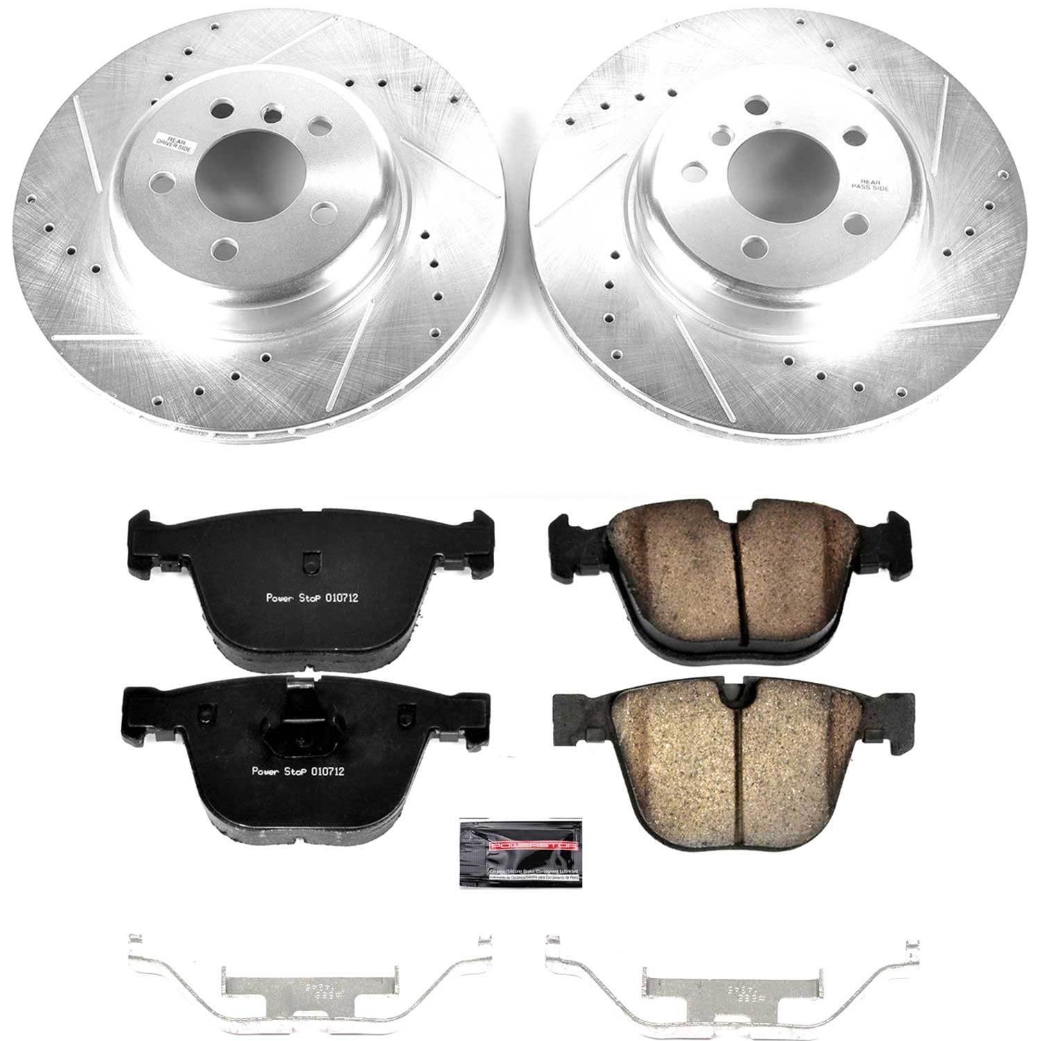 Power Stop 10-17 BMW 535i GT Front & Rear Z23 Evolution Sport Brake Kit (1x psbK6035, 1x psbK6026) thumbnail 8