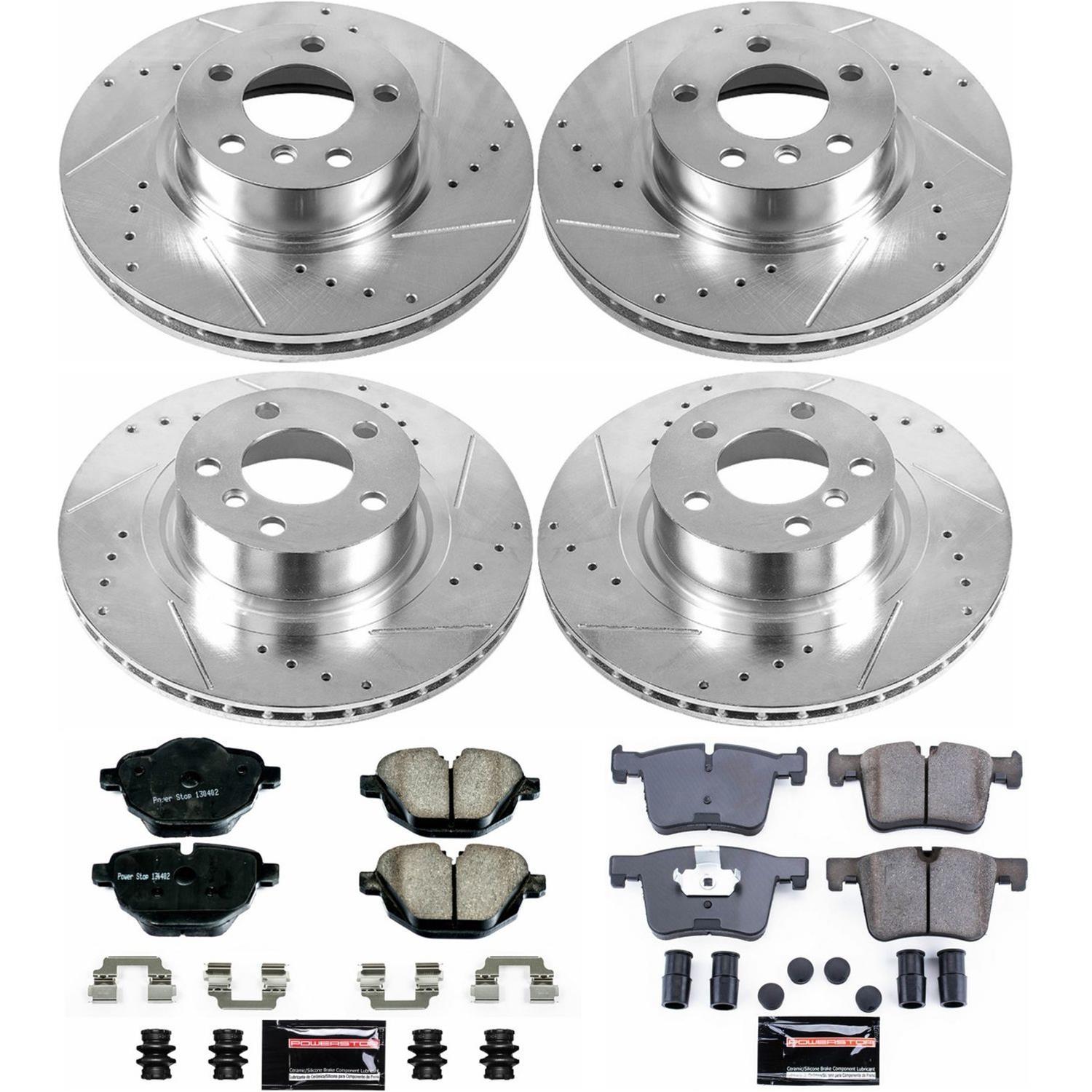 Power Stop 11-17 BMW X3 Front & Rear Z23 Evolution Sport Brake Kit (1x psbK6040, 1x psbK6038) thumbnail 4