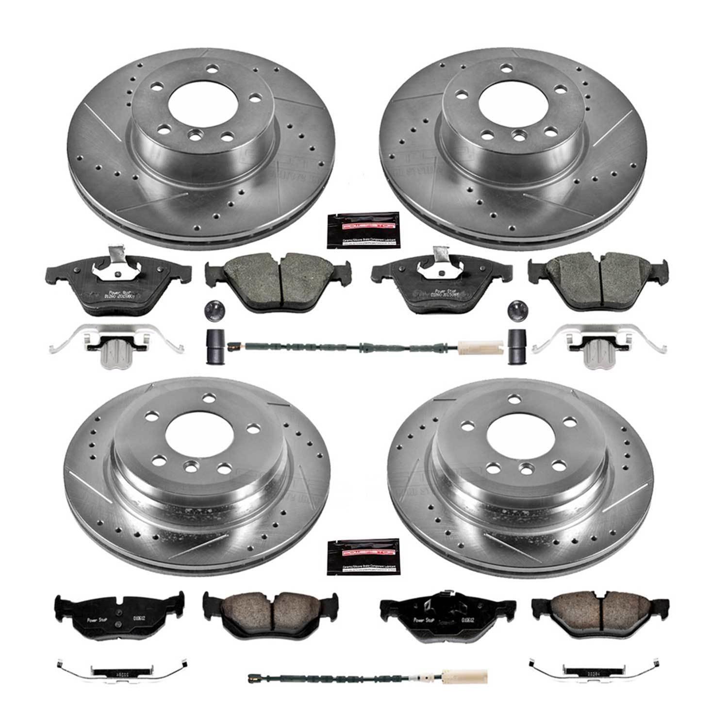 Power Stop 11-12 BMW 328i xDrive Front & Rear Z23 Evolution Sport Brake Kit (1x psbK5980, 1x psbK6073) thumbnail 2