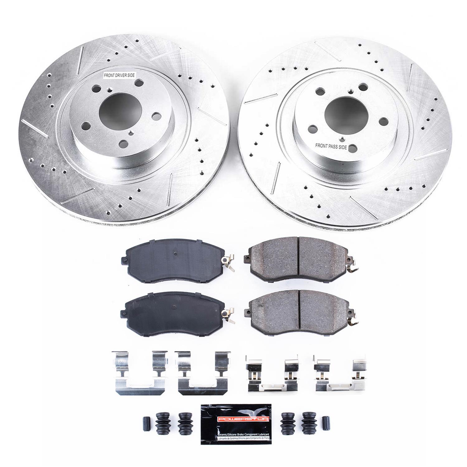 PowerStop KC6762 PowerStop Z23 Evolution Sport Brake Upgrade Kits