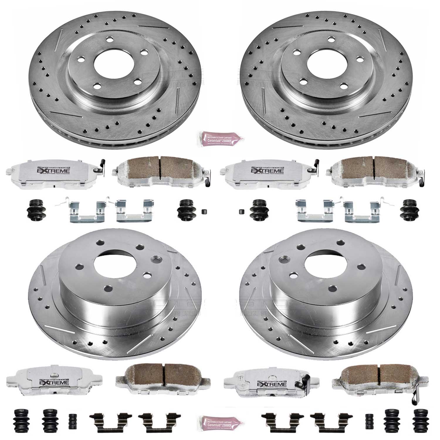 Power Stop K609526 Power Stop Z23 Evolution Sport Brake Upgrade Kits