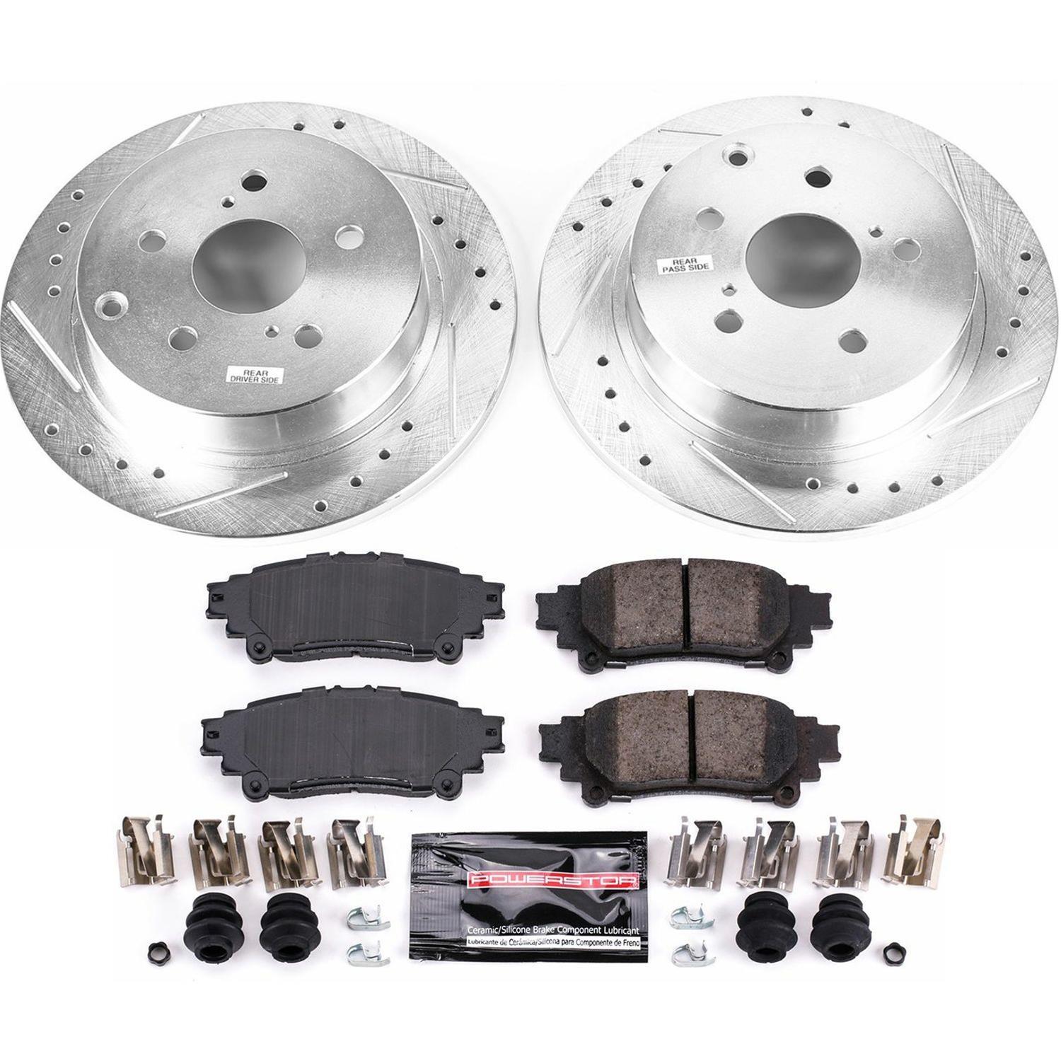 Power Stop 16-18 Toyota Mirai Front & Rear Z23 Evolution Sport Brake Kit (1x psbK3054, 1x psbK6099) thumbnail 5