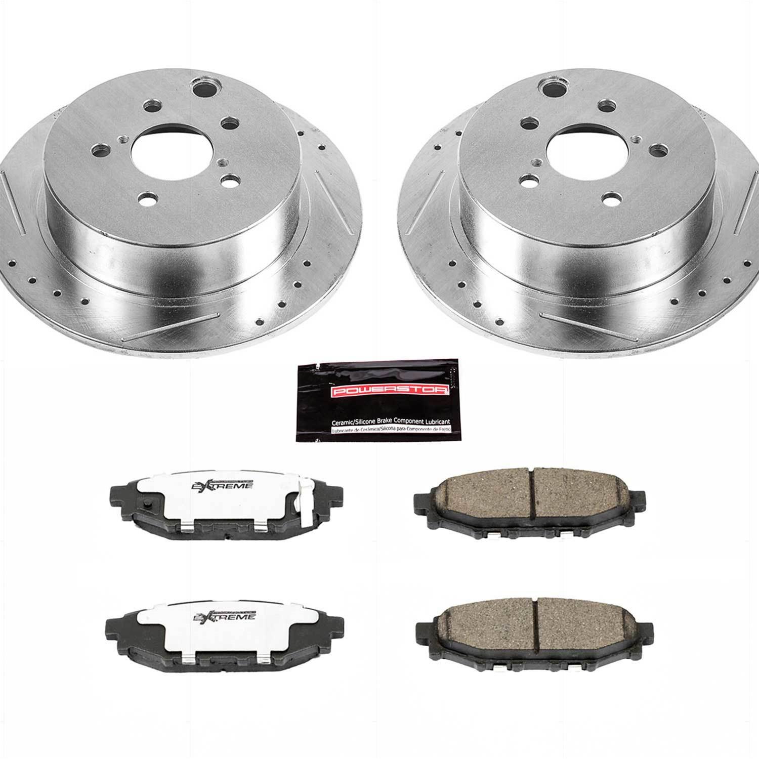 Power Stop K610726 Power Stop Z26 Street Warrior Brake Upgrade Kits Summit Racing