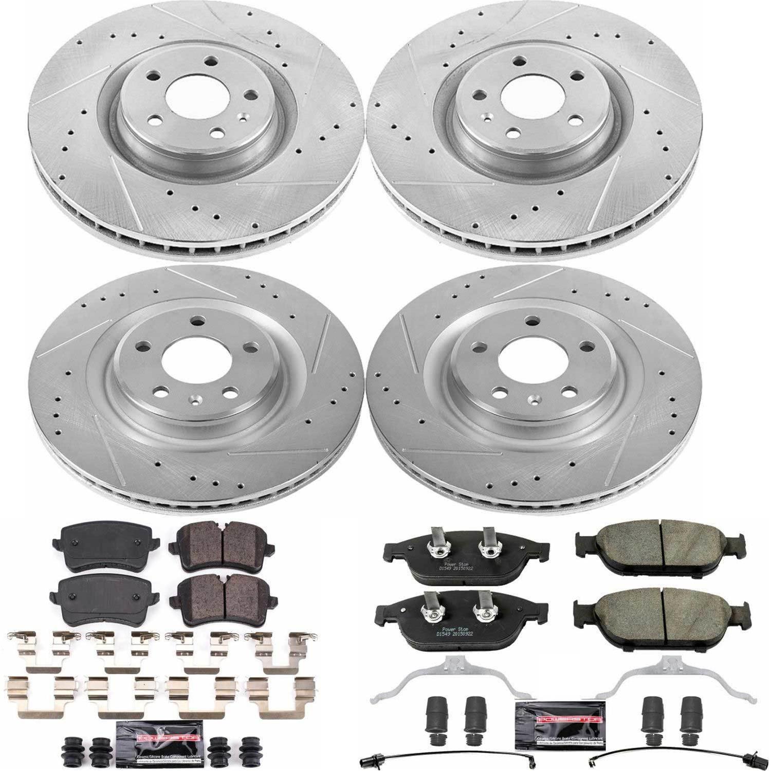 Power Stop 2012 Audi A7 Quattro Front & Rear Z23 Evolution Sport Brake Kit (1x psbK6129, 1x psbK6001) thumbnail 4