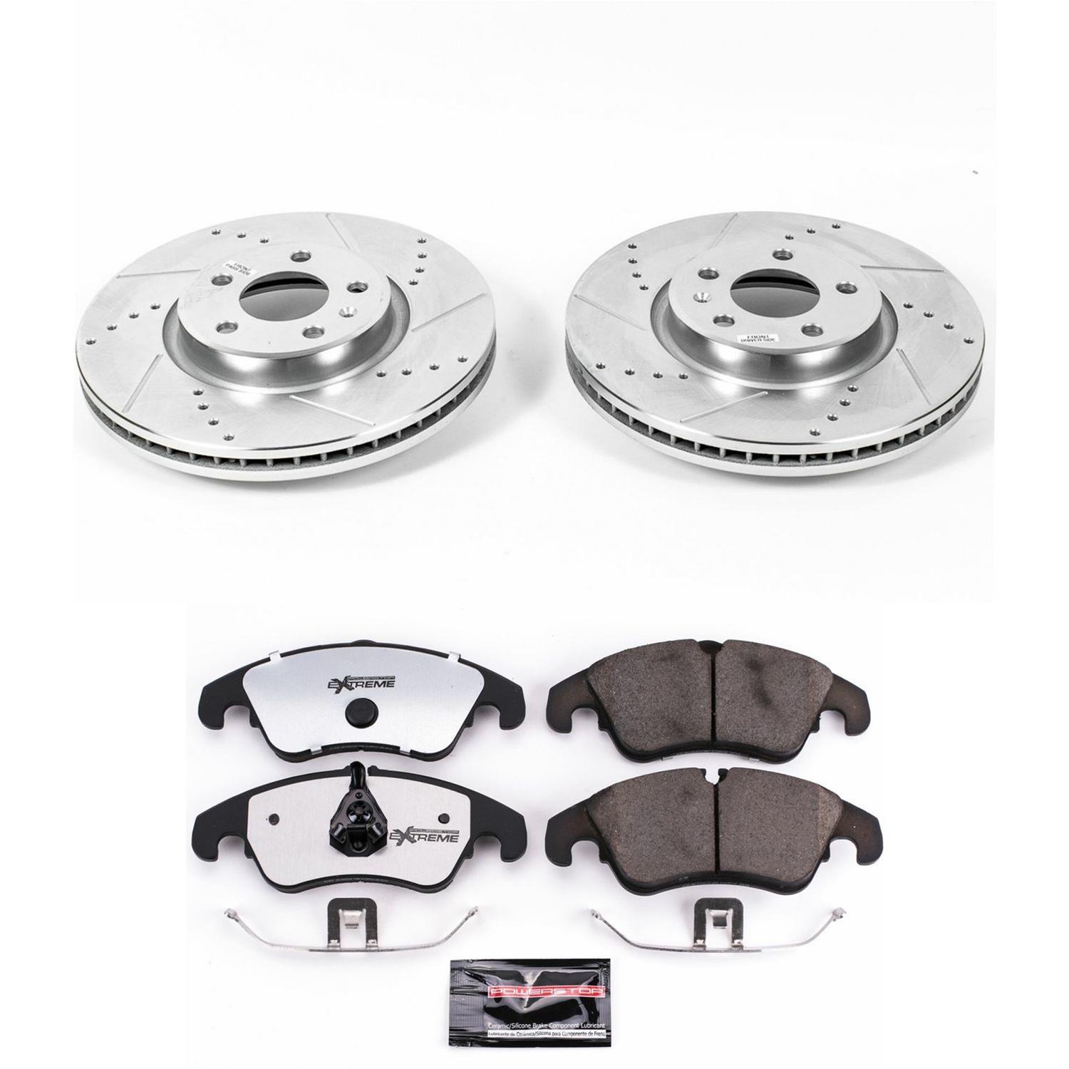 Power Stop 2013 Audi A6 Quattro Front & Rear Z26 Street Brake Kit (1x psbK6139-26, 1x psbK6133-26) thumbnail 9