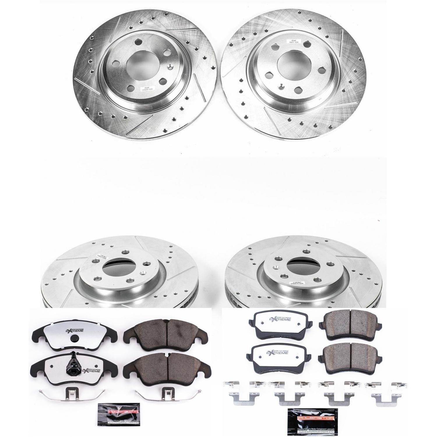 Power Stop K6134 26 Power Stop Z26 Street Warrior Brake Upgrade Kits 