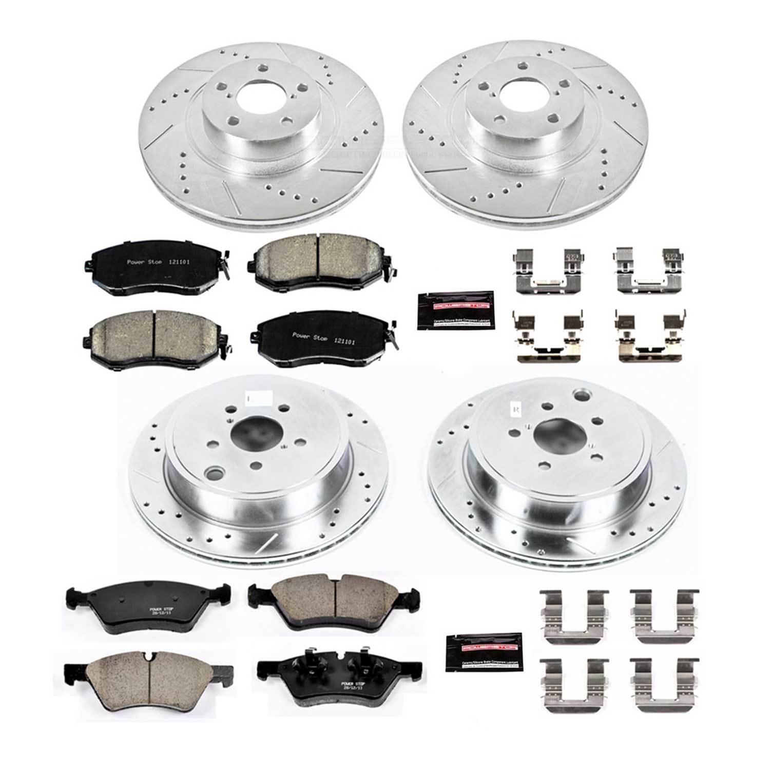 Power Stop 13-16 Scion FR-S Front & Rear Z23 Evolution Sport Brake Kit (1x psbK5883, 1x psbK6082) thumbnail 4