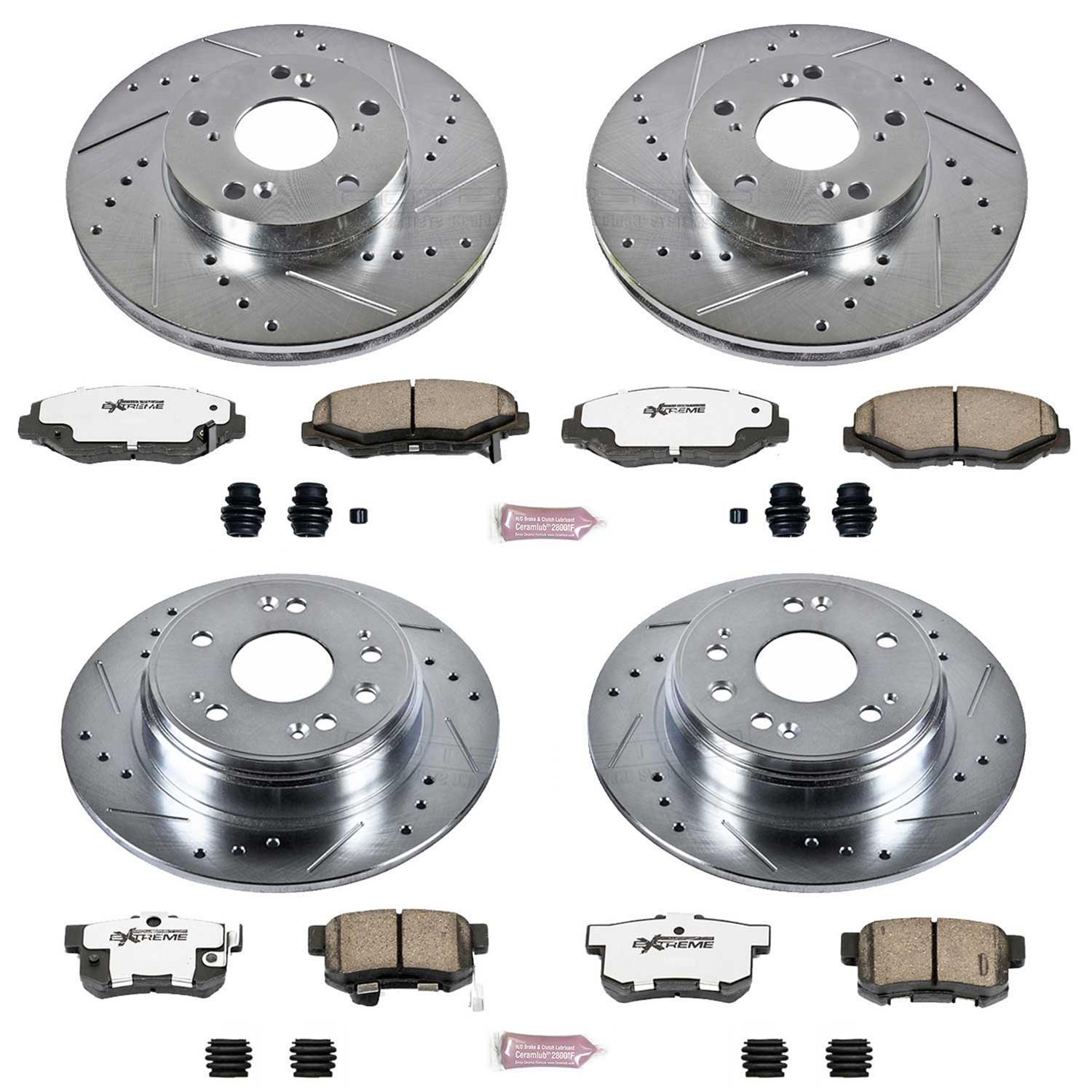 K1043-26 Power Stop Z26 Extreme Street Warrior Brake Kits