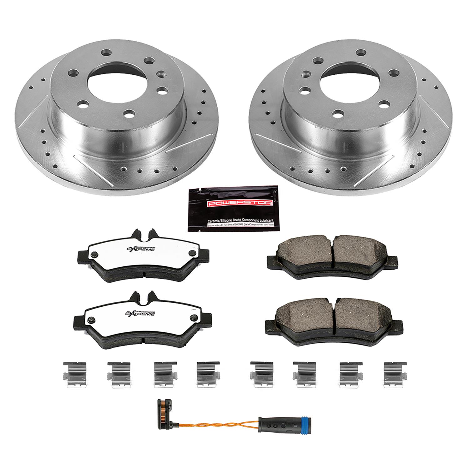 Power Stop 07-09 Dodge Sprinter 3500 Front & Rear Z36 Truck & Tow Brake Kit (1x psbK6234-36, 1x psbK6198-36) thumbnail 5