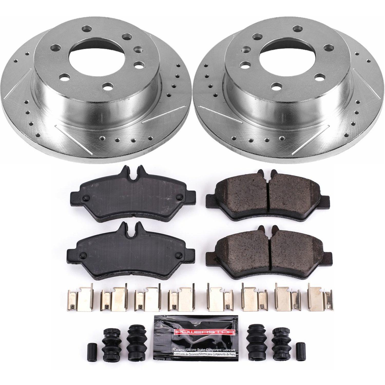 Power Stop 07-08 Freightliner Sprinter 2500 Front & Rear Z23 Evolution Sport Brake Kit (1x psbK6236, 1x psbK6198) thumbnail 9