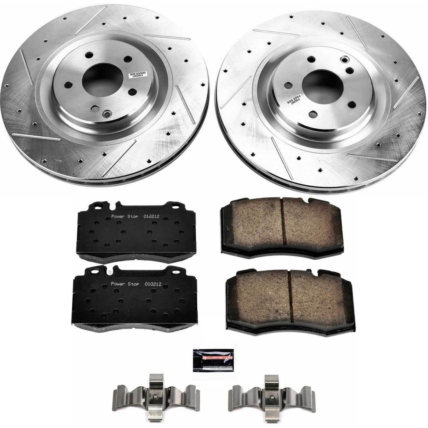 Power Stop 02-04 Mercedes-Benz C32 AMG Front & Rear Z23 Evolution Sport Brake Kit (1x psbK6226, 1x psbK6205) thumbnail 9