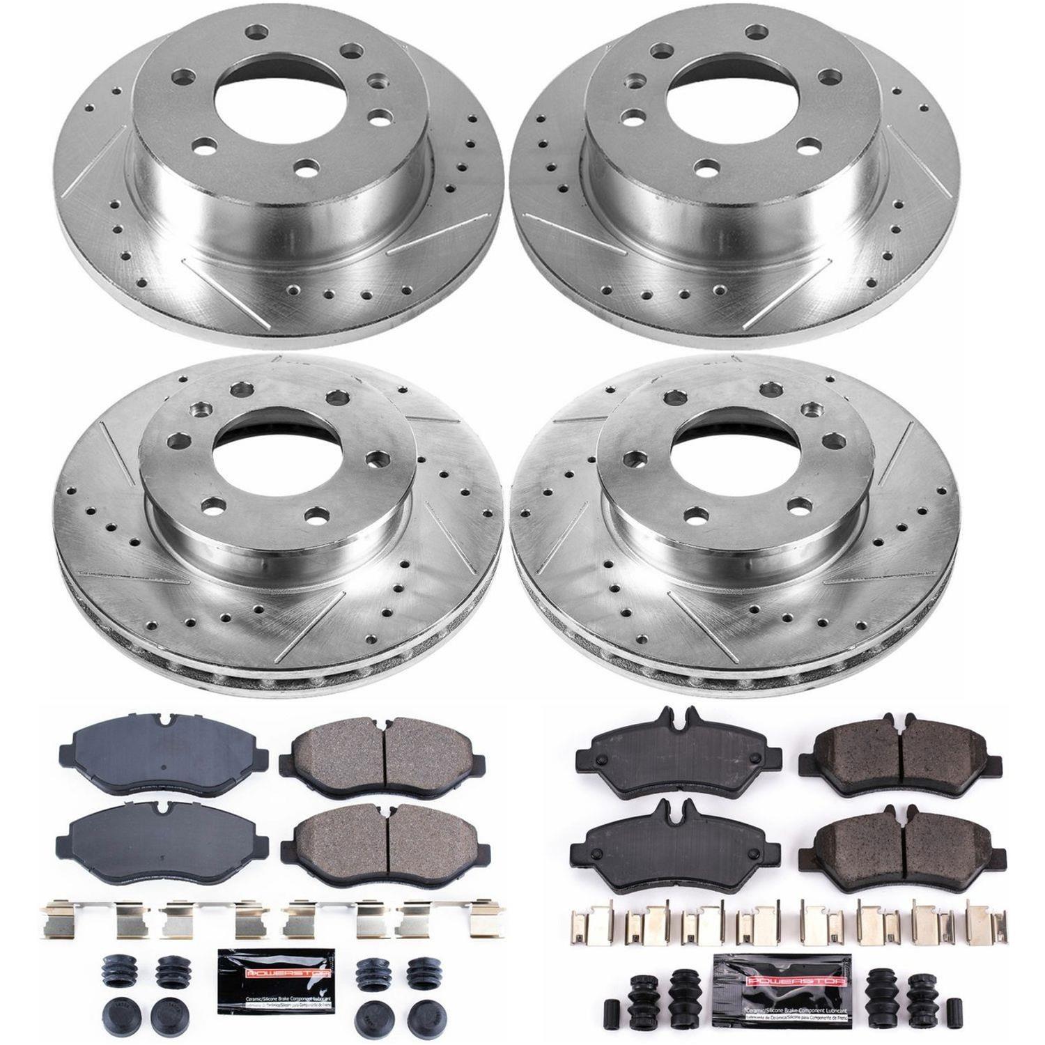 Power Stop K6235 Power Stop Z23 Evolution Sport Brake Upgrade Kits