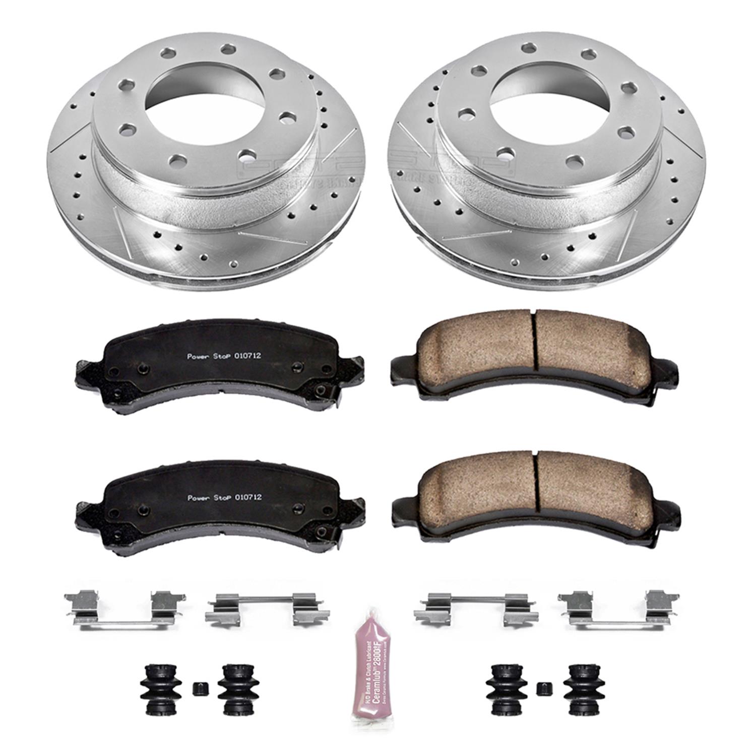 Power Stop K6251-36 Rear Z36 Truck and Tow Brake Kit
