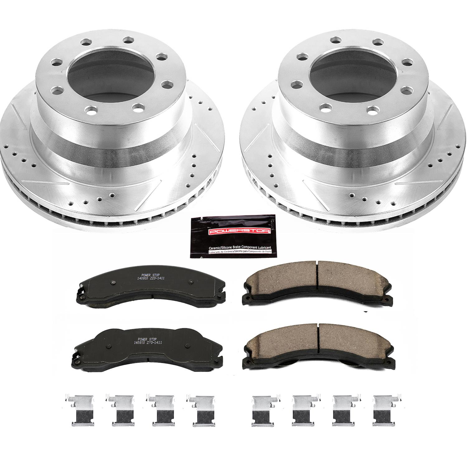 Power Stop 09-20 GMC Savana 4500 Rear Z23 Evolution Brake Kit (1x psbZ23-1411, 1x psbAR82151XL, 1x psbAR82151XR) thumbnail 9