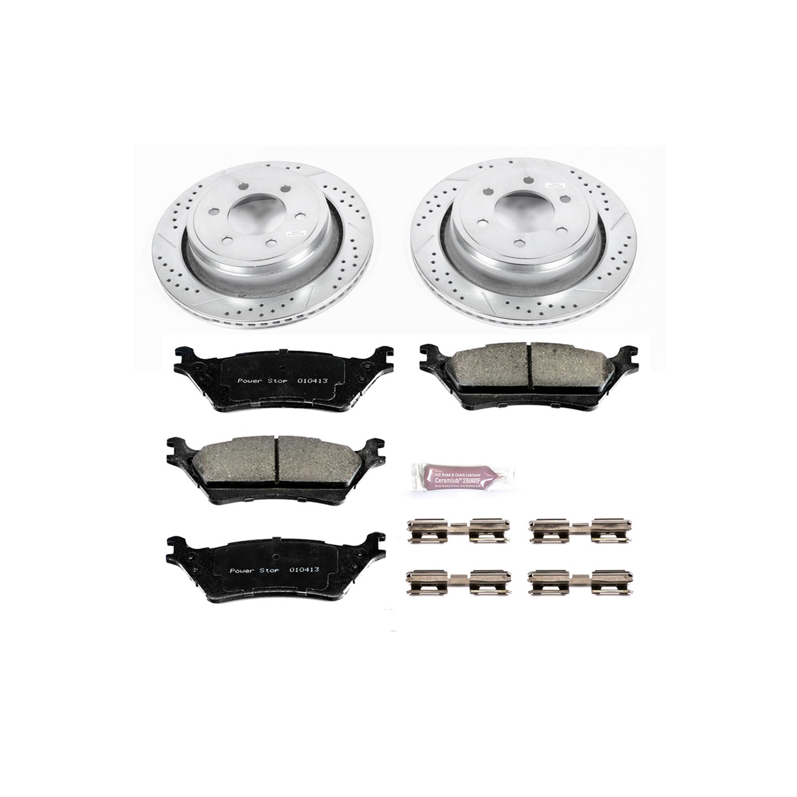 2013 FORD F 150 Power Stop K6271 Power Stop Z23 Evolution Sport Brake Upgrade Kits Summit Racing