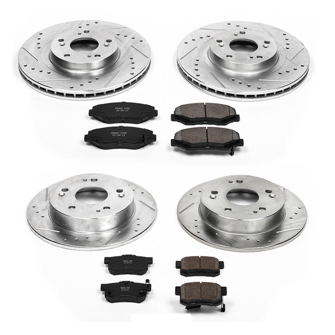 Power Stop K6327 Power Stop Z23 Evolution Sport Brake Upgrade Kits