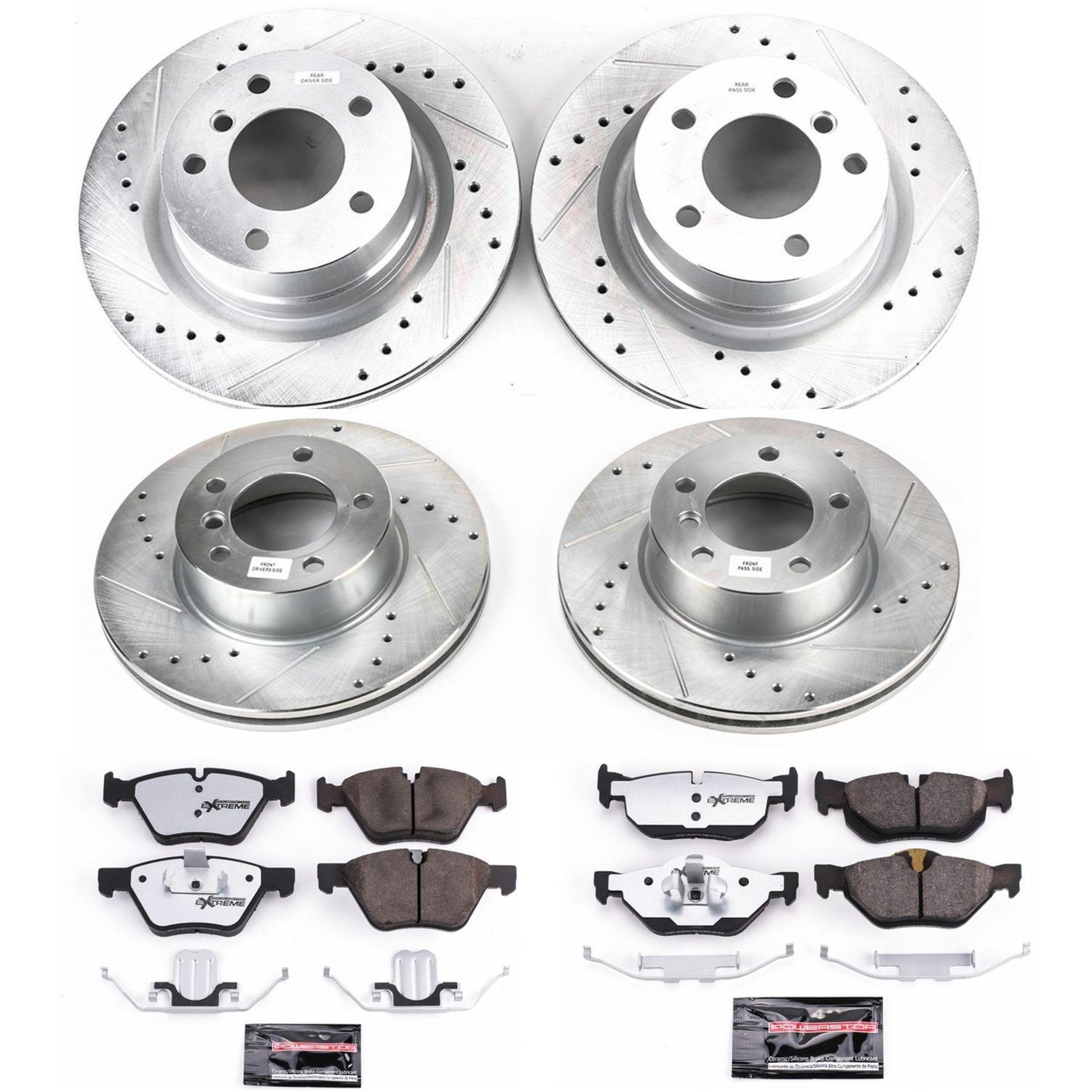 Power Stop 10-13 BMW 128i Front & Rear Z26 Street Warrior Brake Kit (1x psbK6348-26, 1x psbK6346-26) thumbnail 4