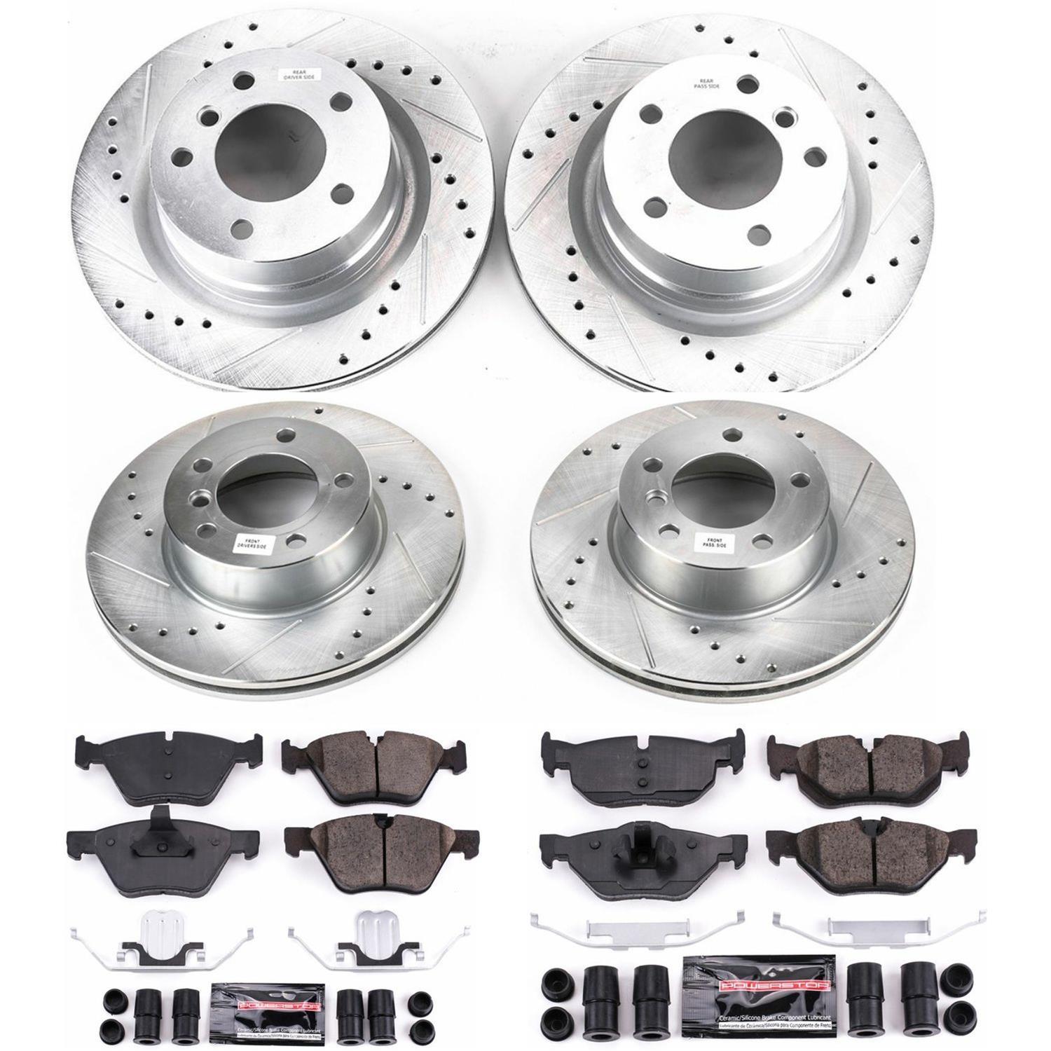 Power Stop 10-13 BMW 128i Front & Rear Z23 Evolution Sport Brake Kit (1x psbK6348, 1x psbK6346) thumbnail 4