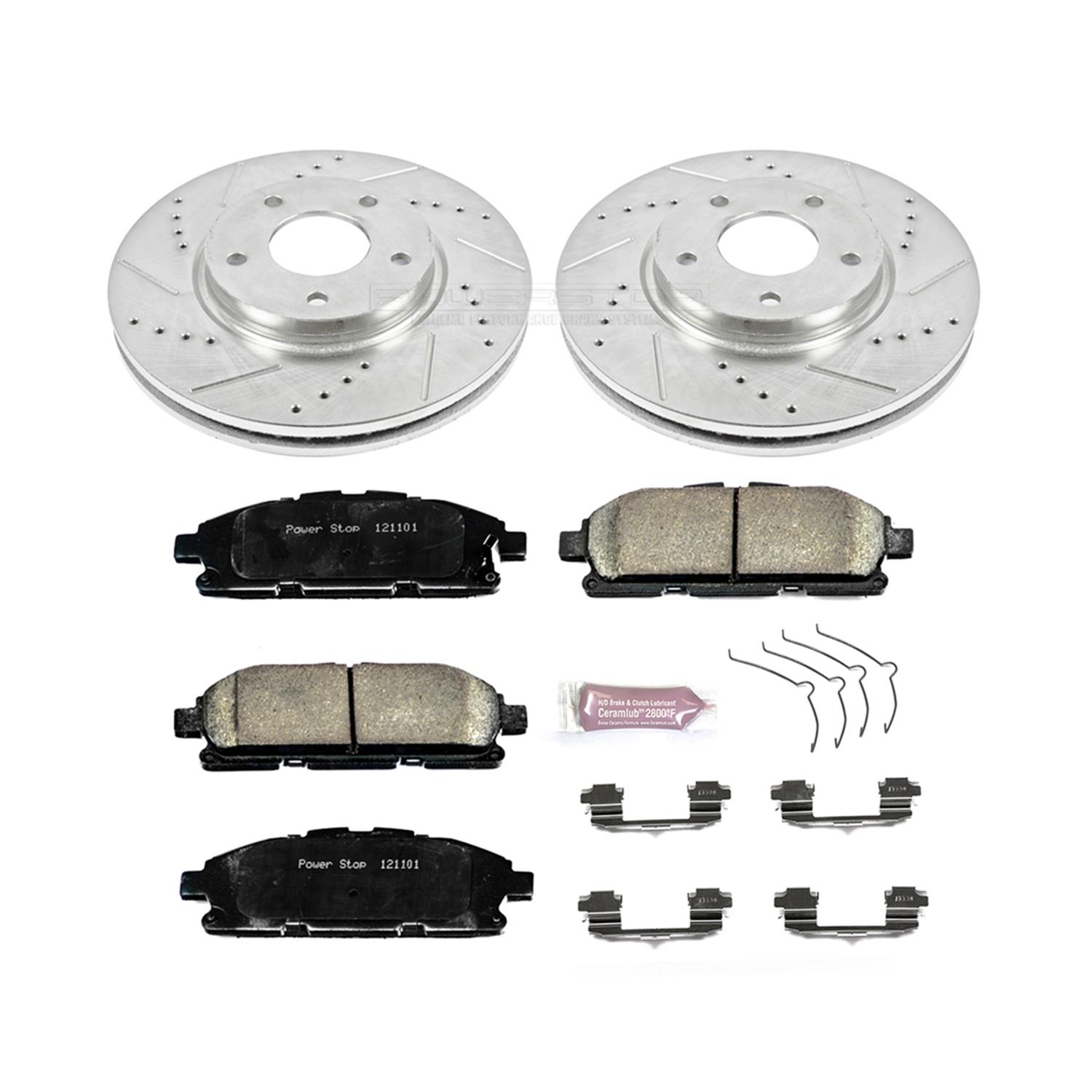 Power Stop 11-17 Nissan Quest Front Z23 Evolution Sport Brake Kit w/Calipers (1x psbK6360, 1x psbS3106) thumbnail 5