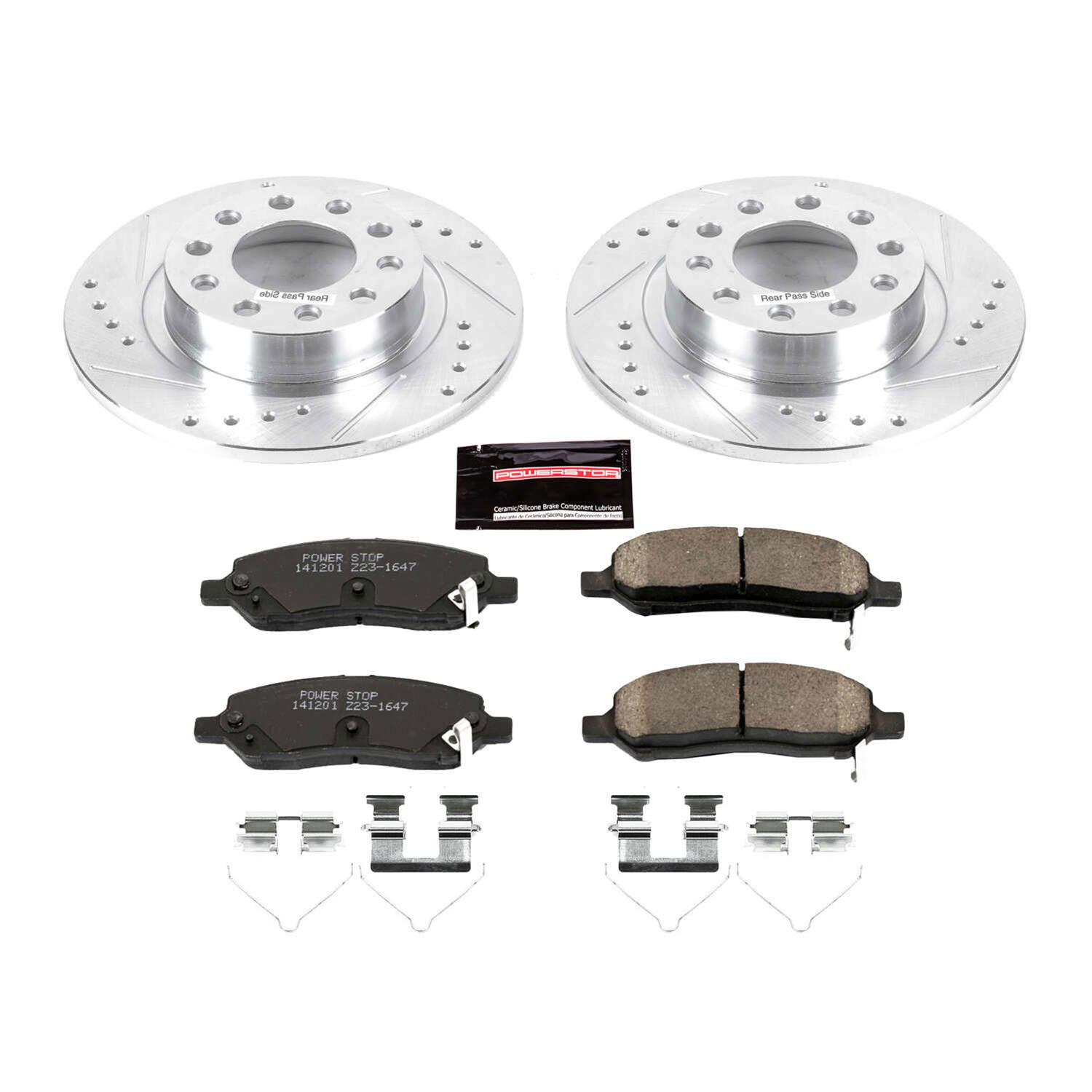 Power Stop K6371 Power Stop Z23 Evolution Sport Brake Upgrade Kits