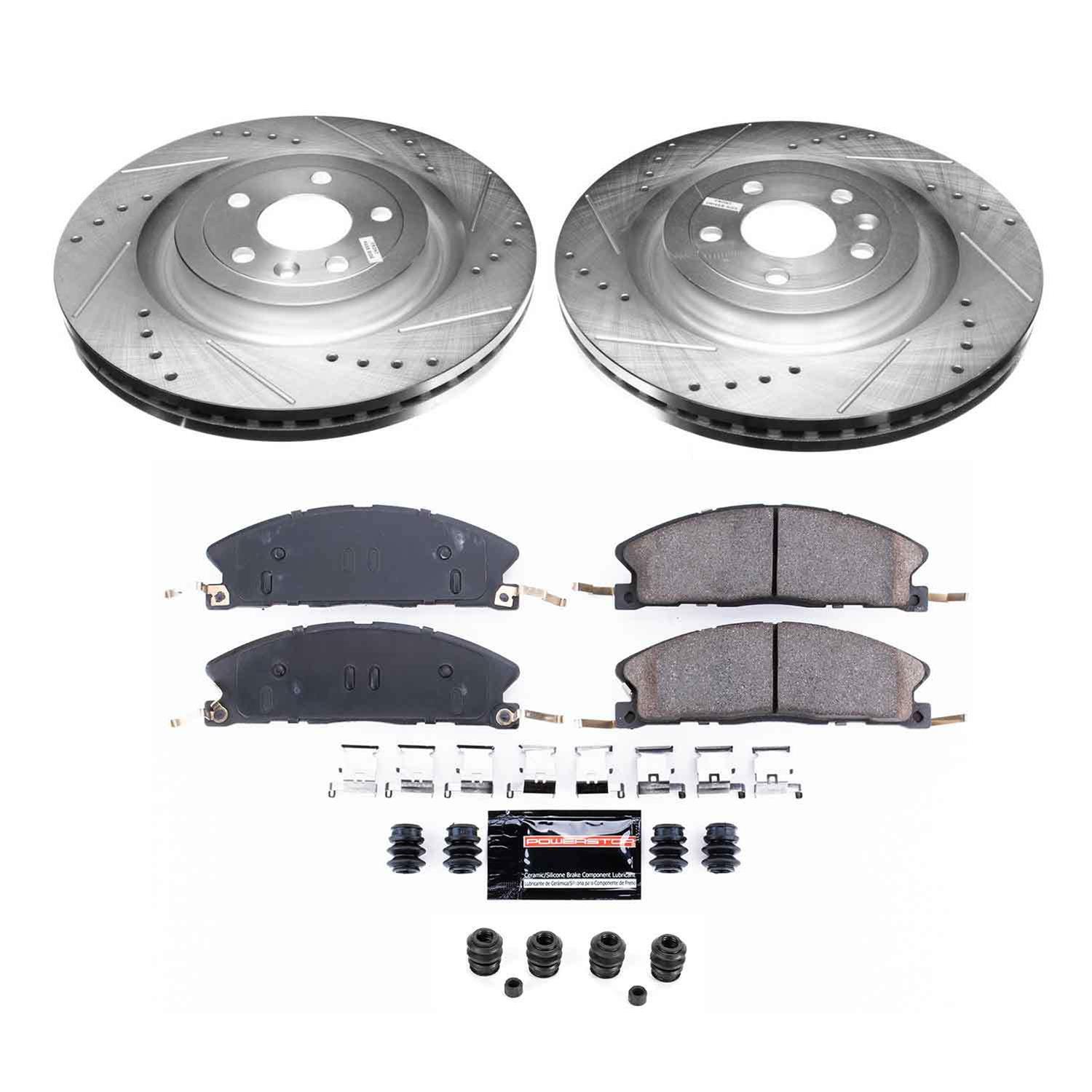 PowerStop K6374-36 PowerStop Z36 Truck and Tow Brake Upgrade Kits