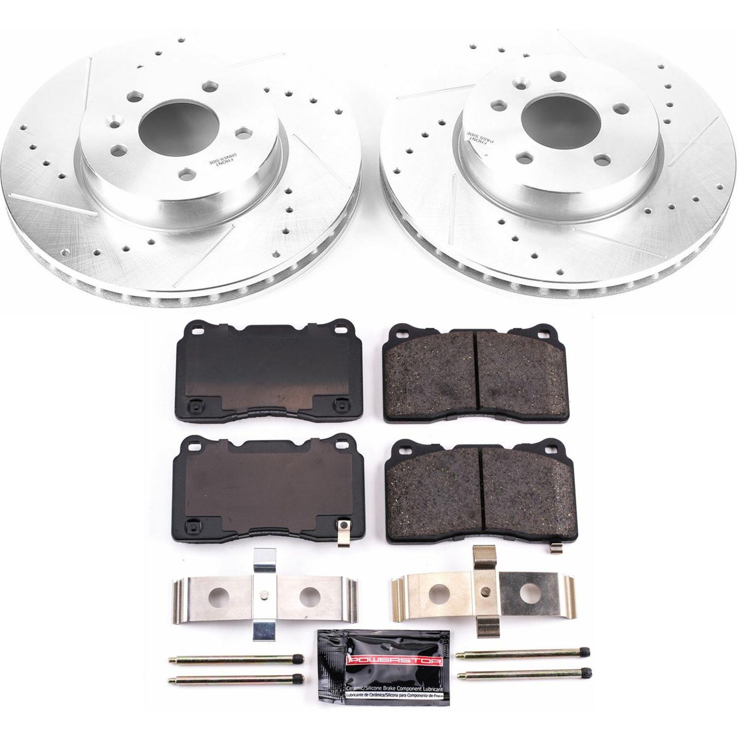 Power Stop K6389 Power Stop Z23 Evolution Sport Brake Upgrade Kits