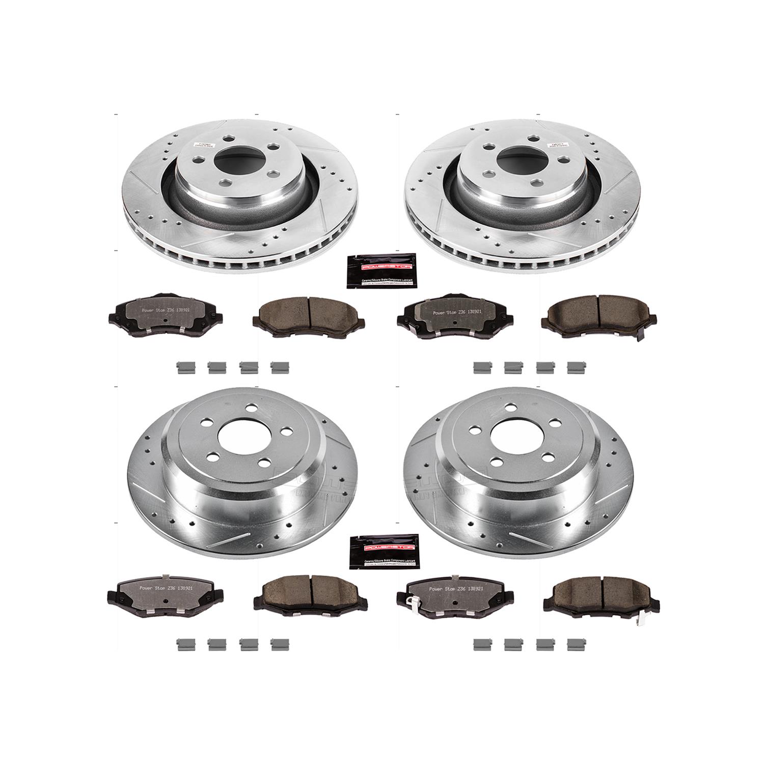 Power Stop 09-11 Dodge Nitro Front & Rear Z36 Truck & Tow Brake Kit (1x psbK6395-36, 1x psbK3046-36) thumbnail 6