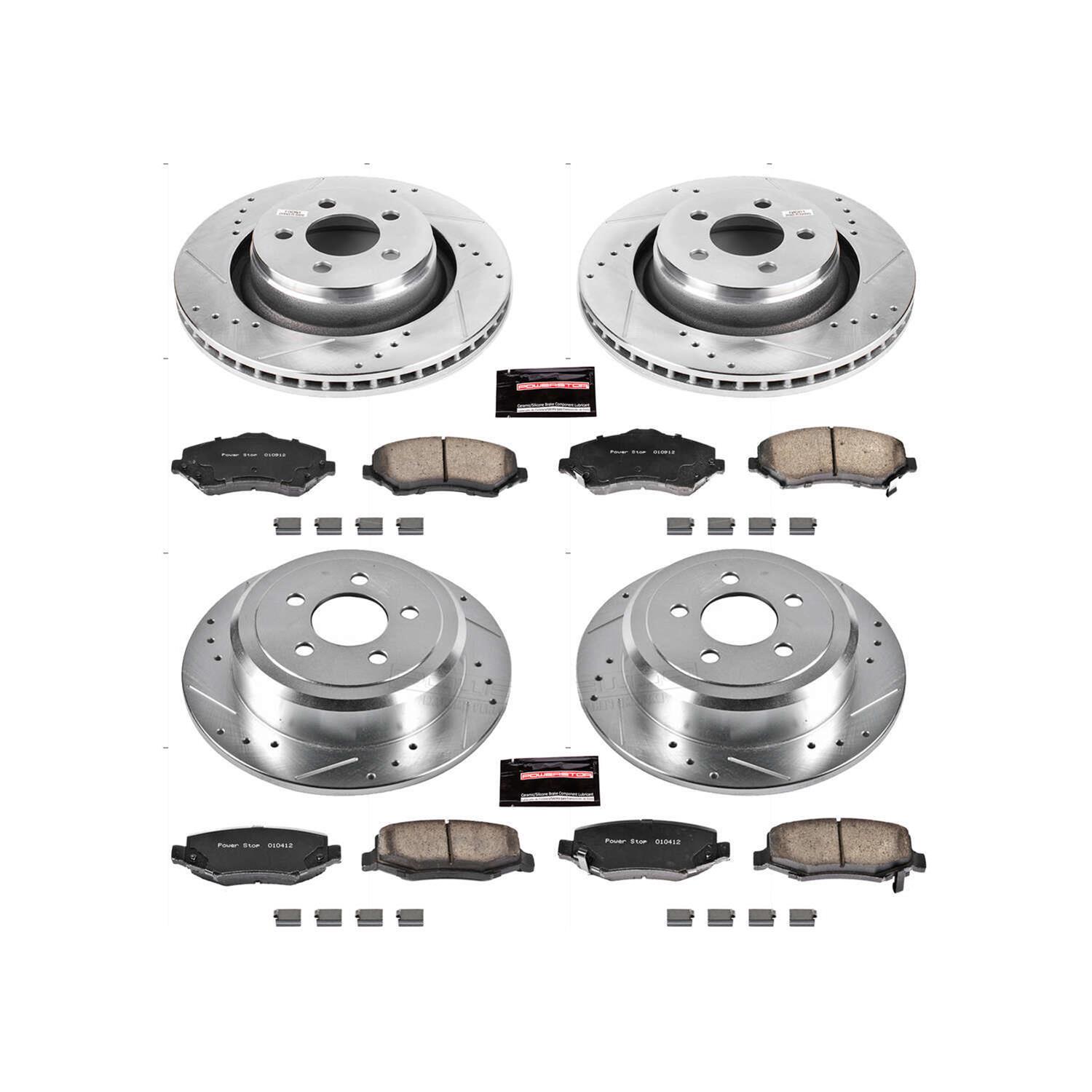 PowerStop K6396 PowerStop Z23 Evolution Sport Brake Upgrade Kits