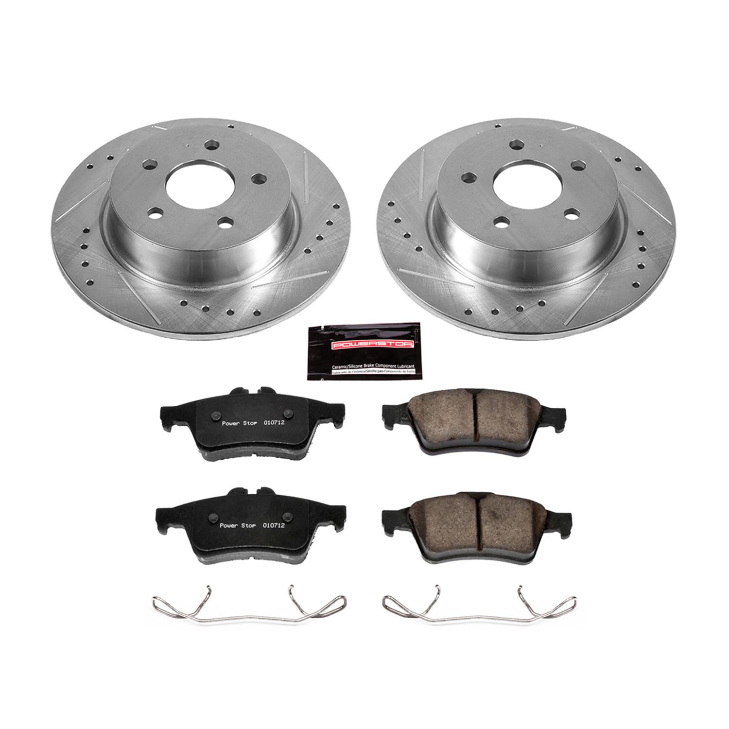 Power Stop 13-16 Ford Escape Front & Rear Z23 Evolution Sport Brake Kit (1x psbK6349, 1x psbK6398) thumbnail 3