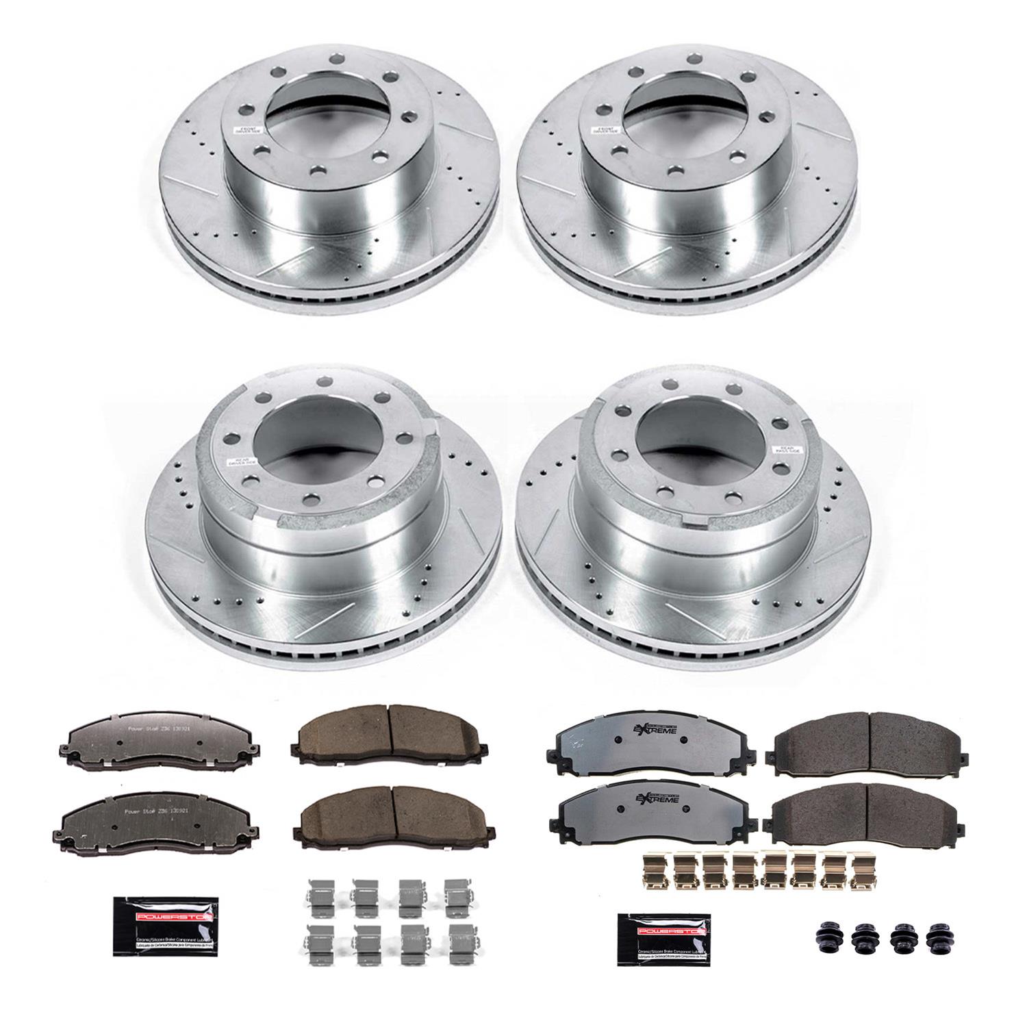 Power Stop K6405-36 Power Stop Z36 Truck and Tow Brake Upgrade Kits |  Summit Racing