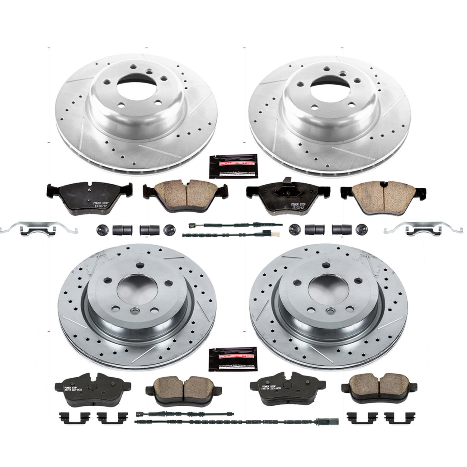 Power Stop 11-16 BMW Z4 Front & Rear Z23 Evolution Sport Brake Kit (1x psbK5691, 1x psbK6419) thumbnail 2