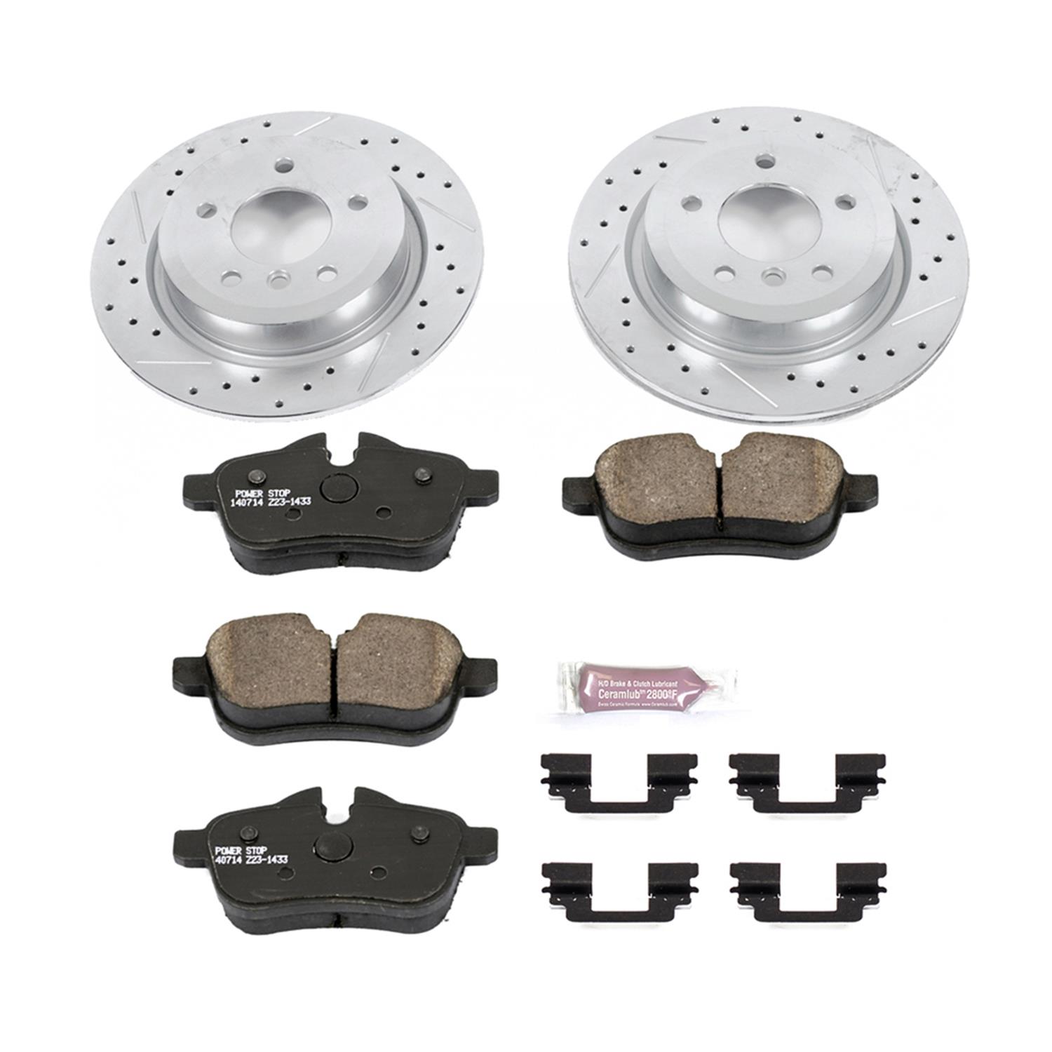 Power Stop 11-16 BMW Z4 Front & Rear Z23 Evolution Sport Brake Kit (1x psbK5691, 1x psbK6419) thumbnail 4