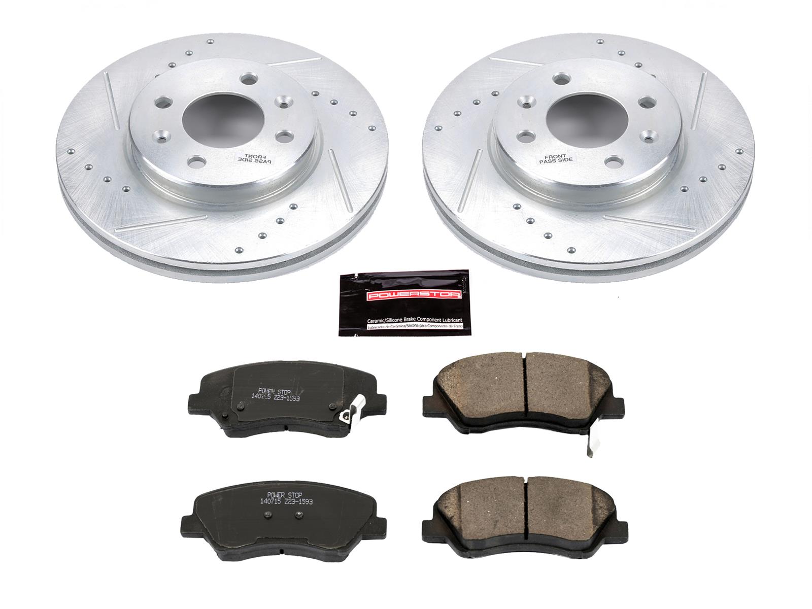 Power Stop K6509 Z23 Evolution Sport Performance 1-Click Brake Kit