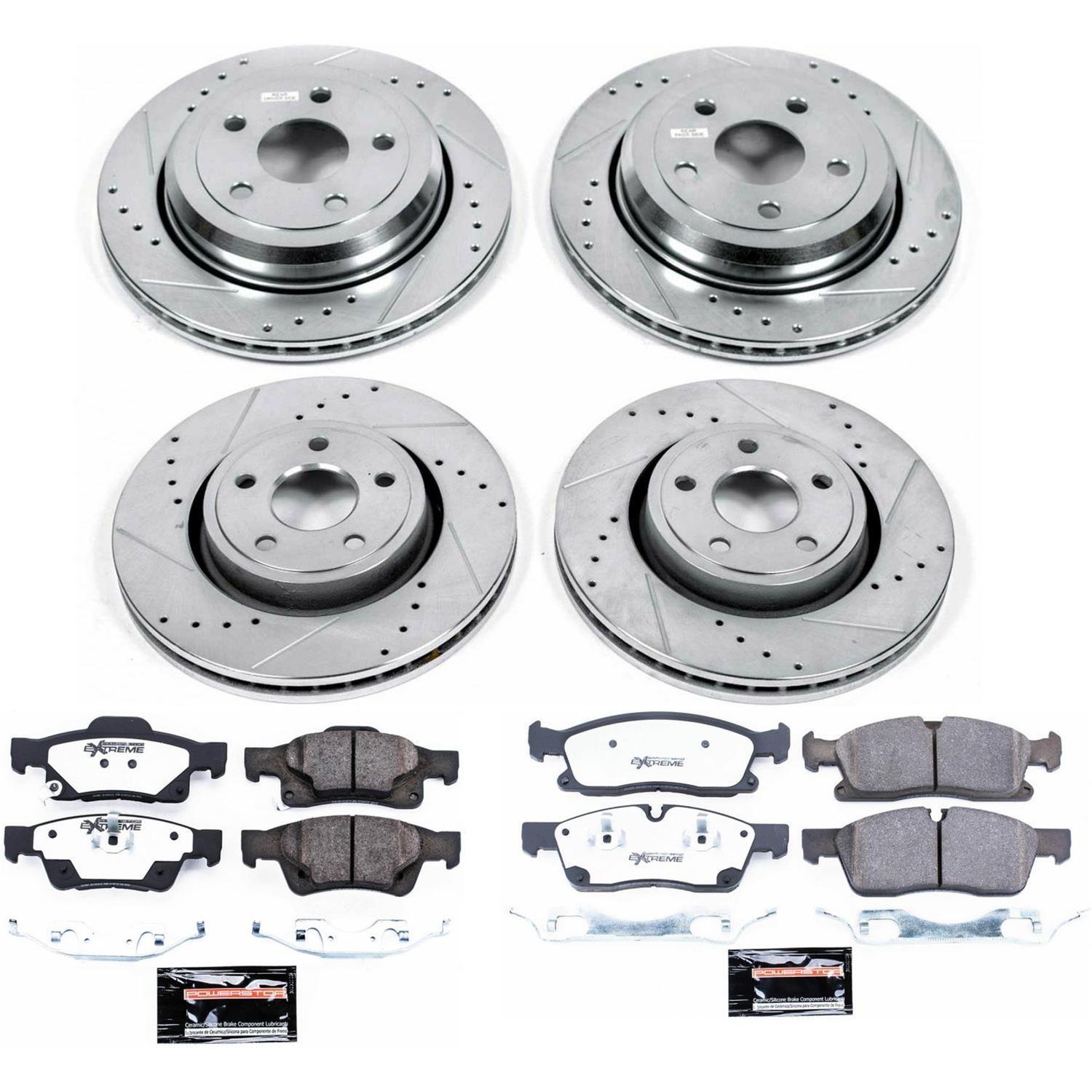 Power Stop 13-16 Dodge Durango Front & Rear Z36 Truck & Tow Brake Kit (1x psbK6536-36, 1x psbK5953-36) thumbnail 4